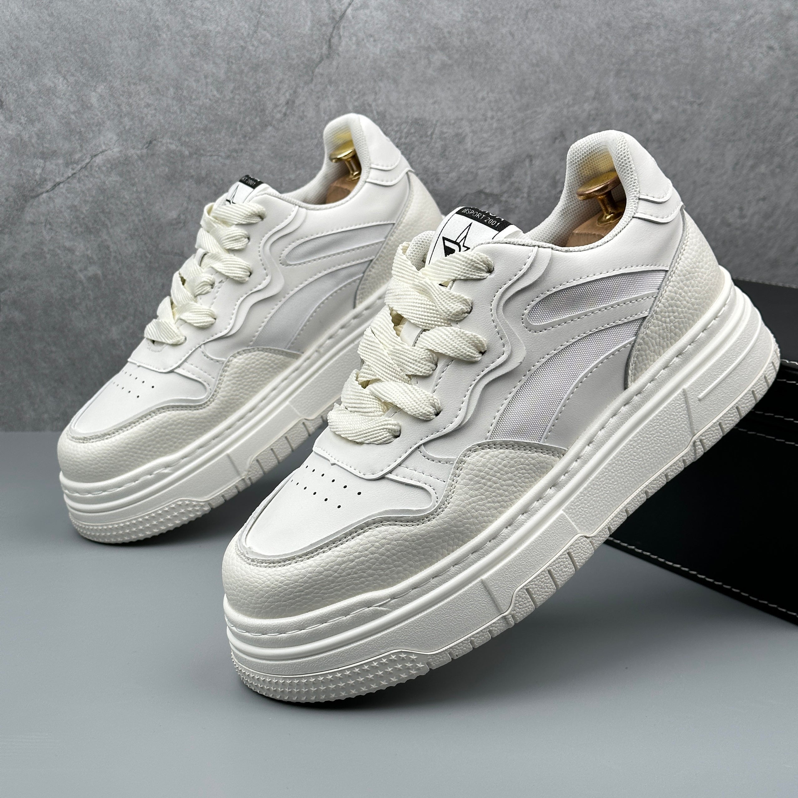 Hybriss StitchTrend – Mikrofaserleder Sneakers