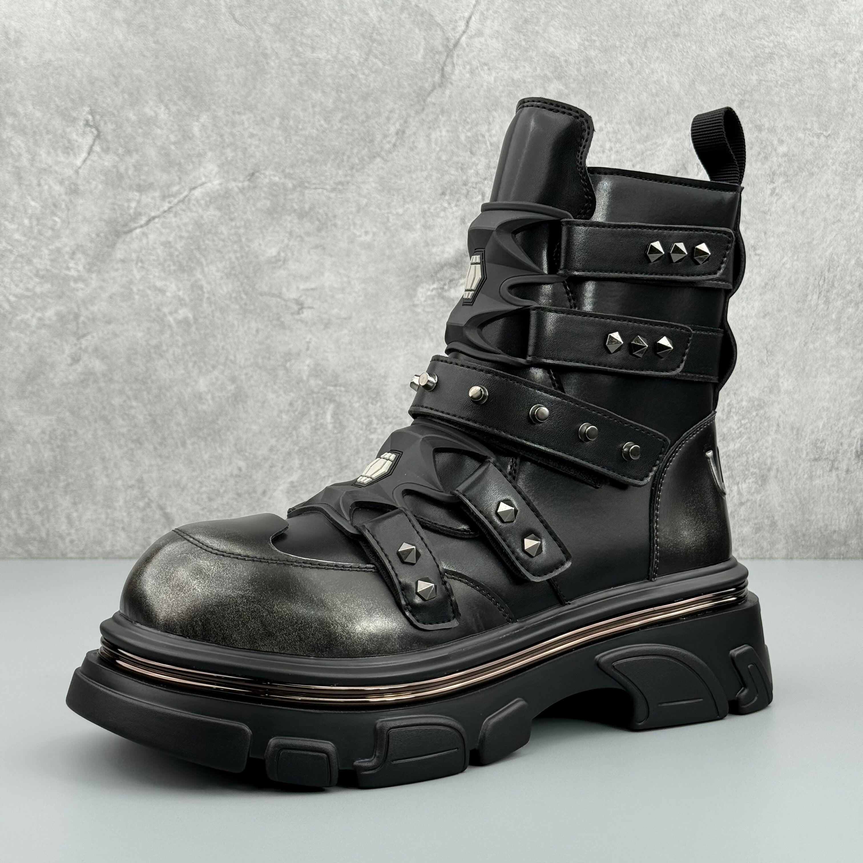 Hybriss Aegon– Retro Silber Martin Boots