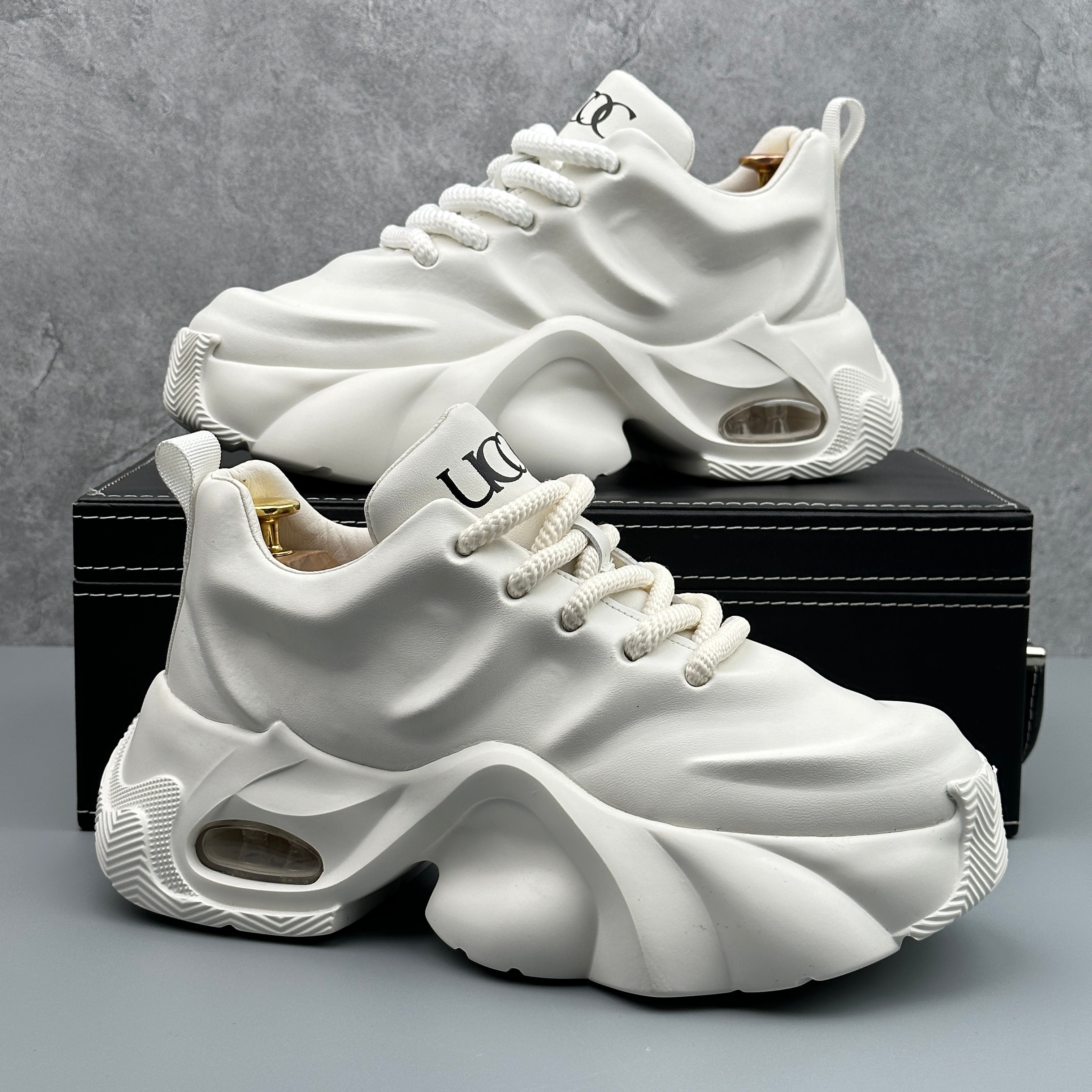 Hybriss Cabuncci Elevare White– Youth Dad Shoes