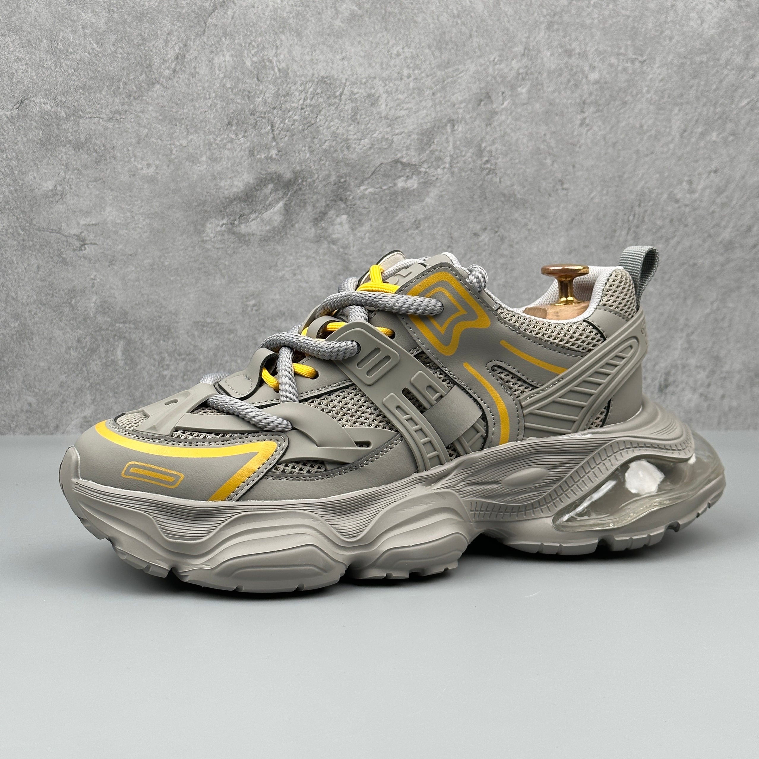 Hybriss DailyStitchFlex Gray– Casual Dad Shoes