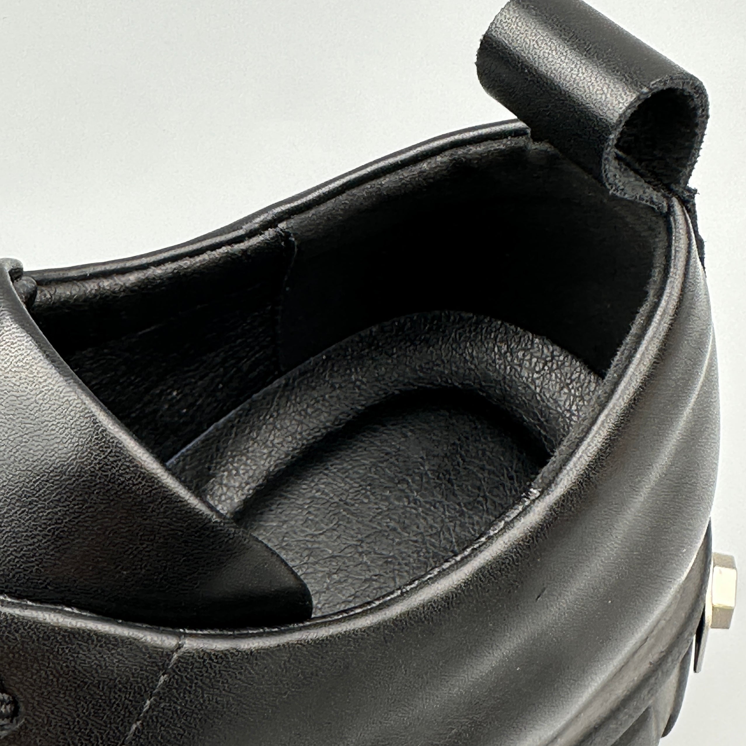 Hybriss Punkforge Black– Punk Casual Leather Shoes