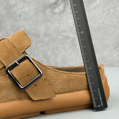 Hybriss Big-Head Suede Utility Clog