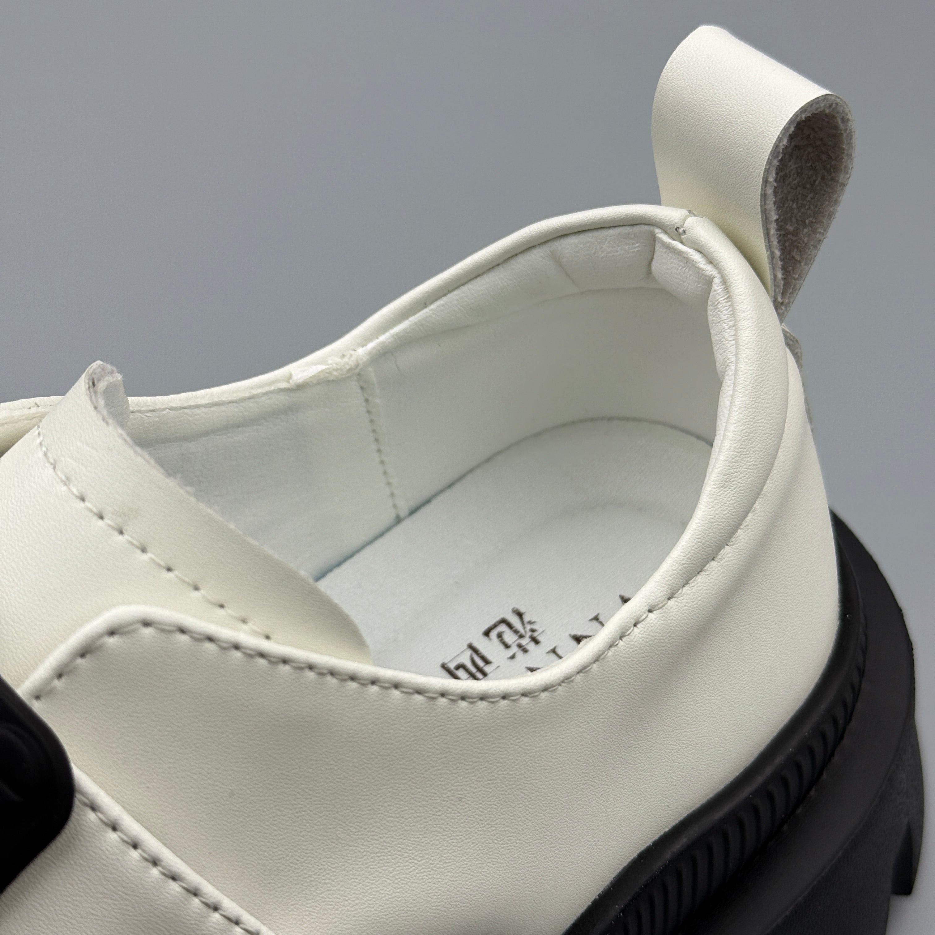 Hybriss Axis White– Casual Leather Shoes