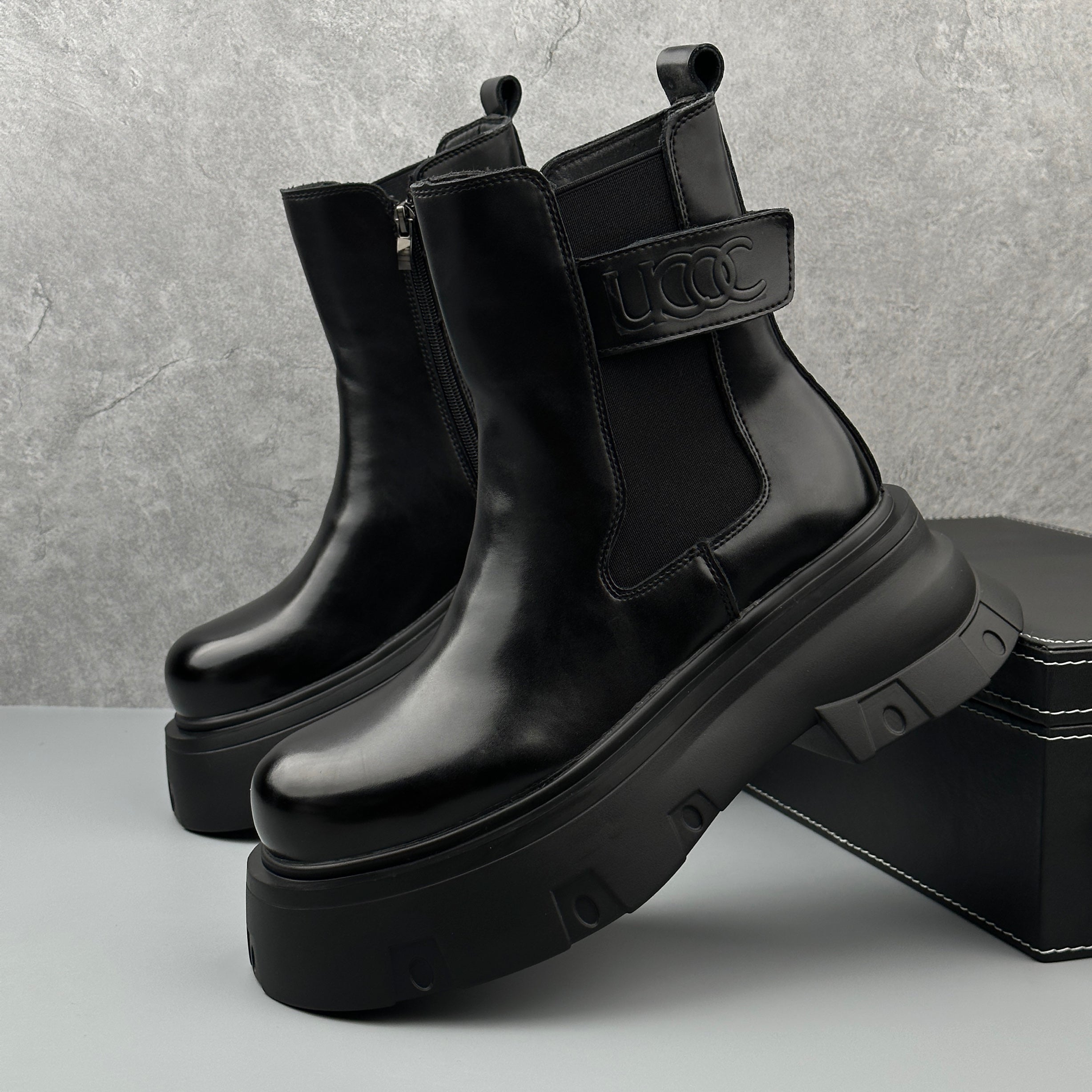Hybriss Regent– Futuristik Chelsea Boots