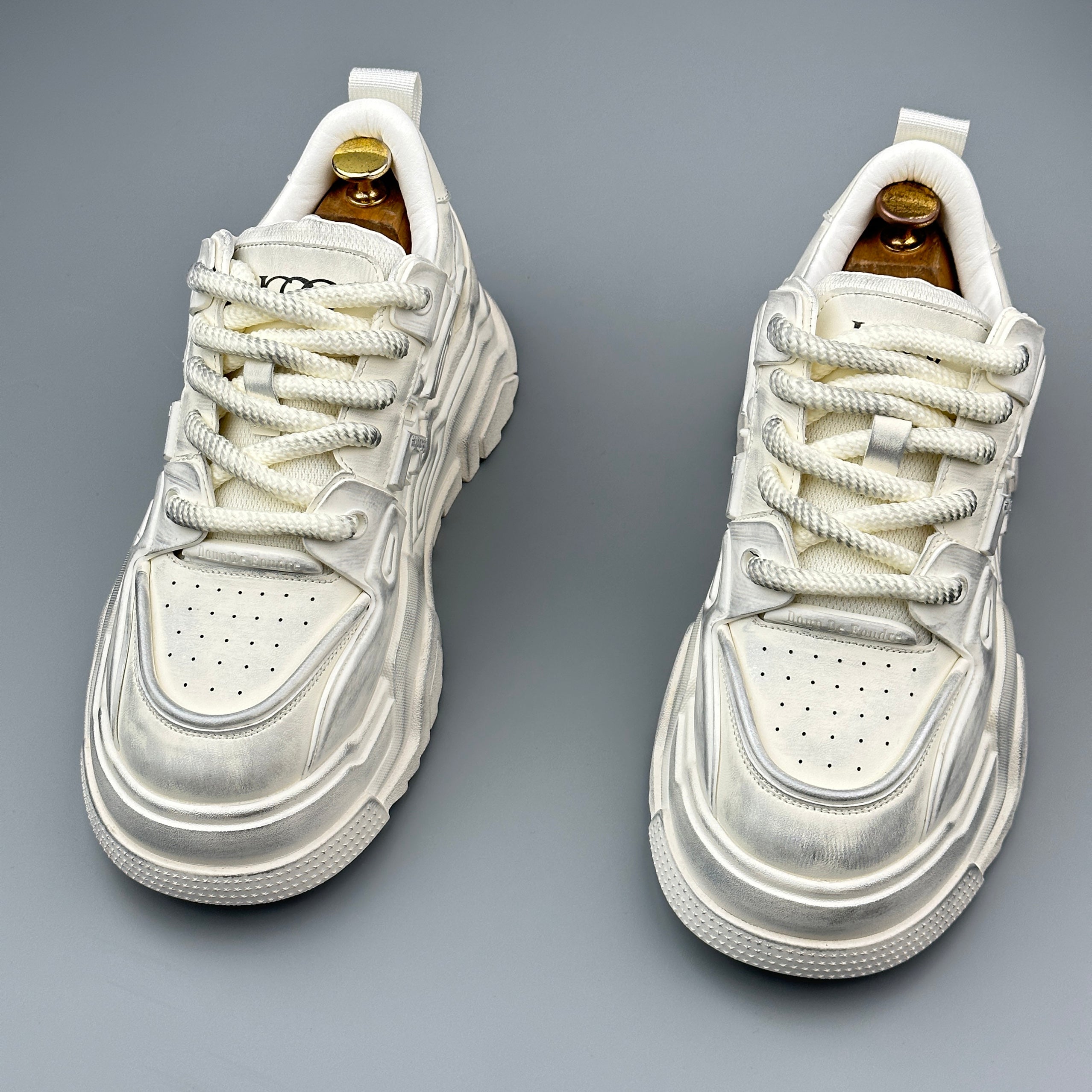 Hybriss Cabuncci StreamLine White– Youth Trend Sneakers