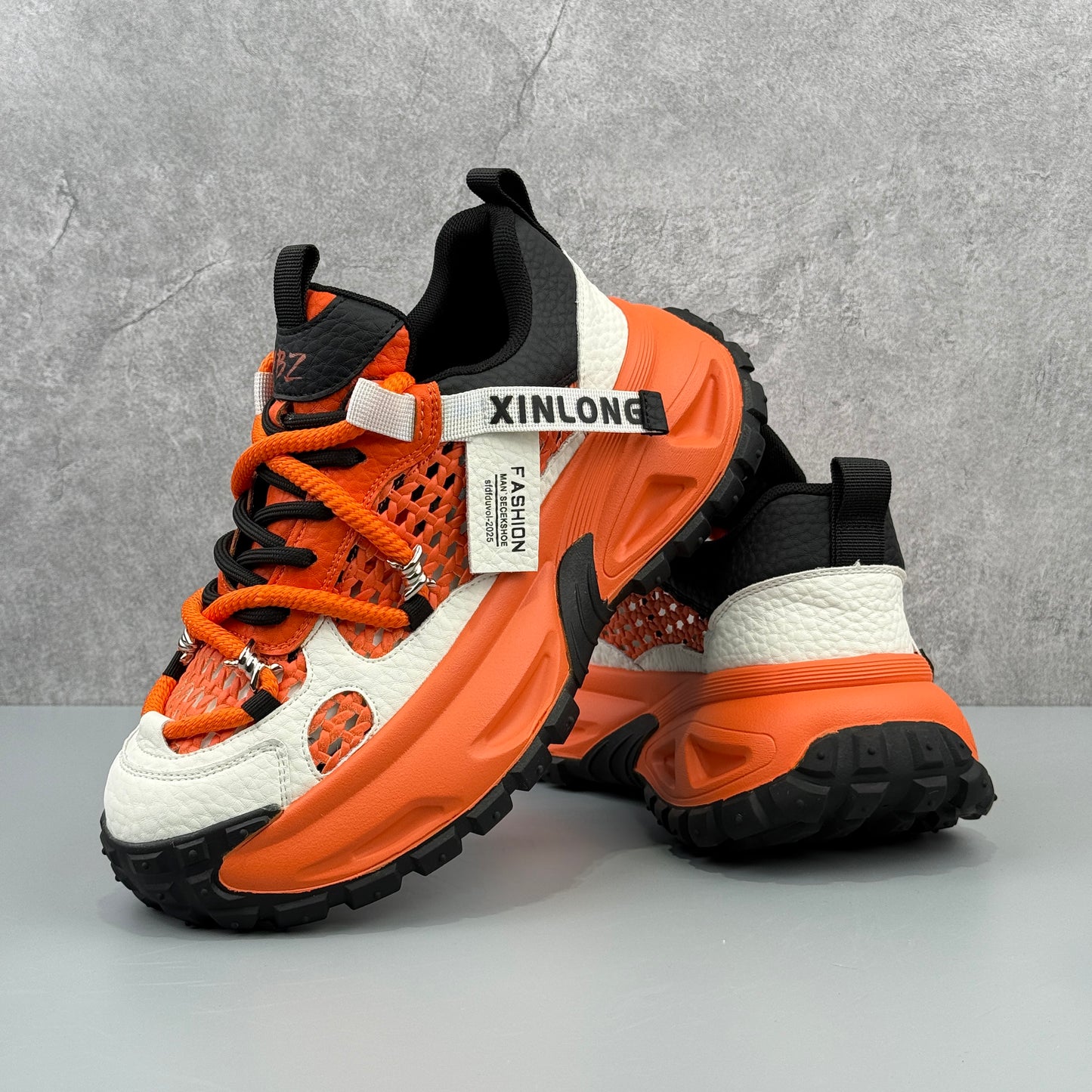 Hybriss Cyber-Gel Hollow-Out Dad Sneaker