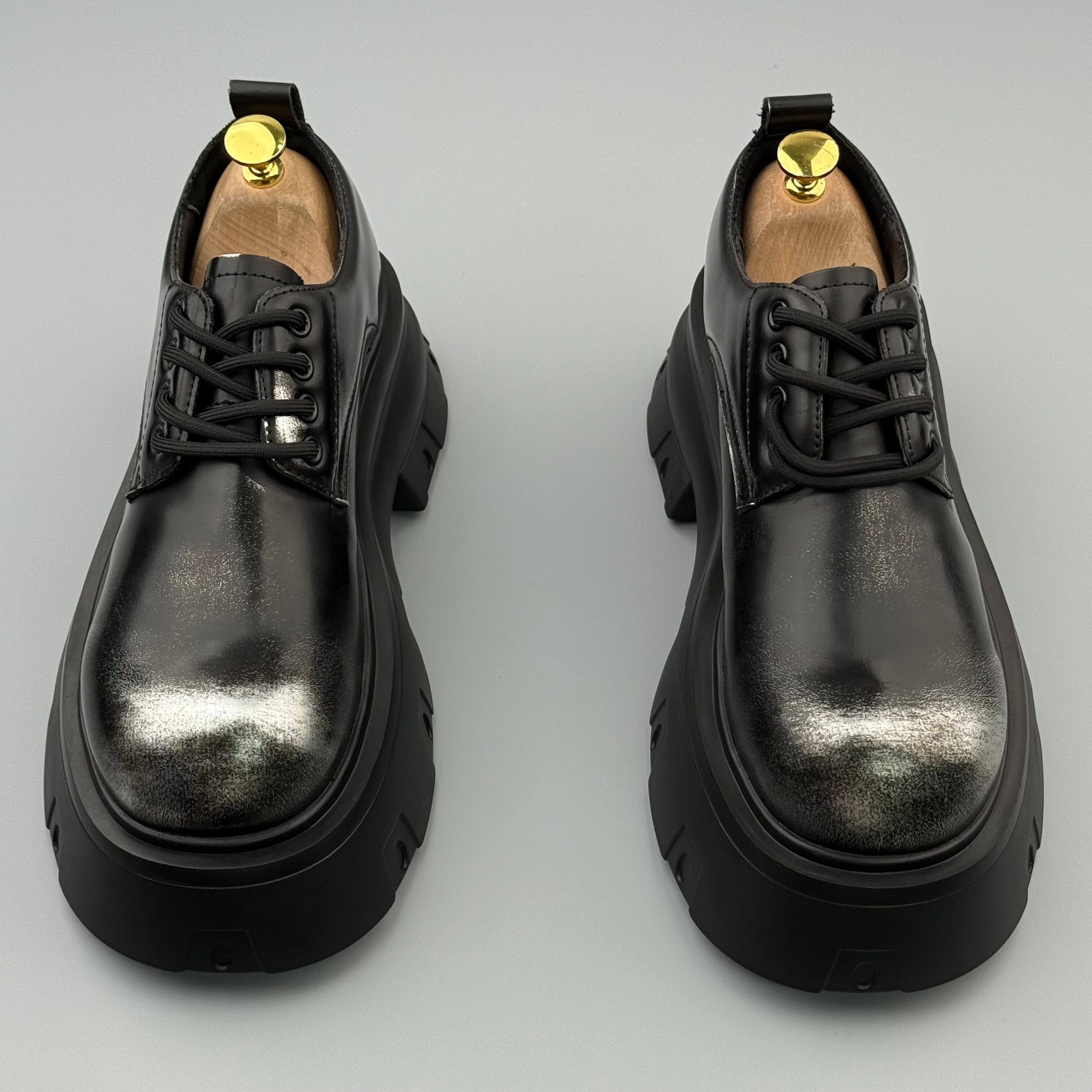 Hybriss Argentum Silver – Youth Casual Leather Shoes