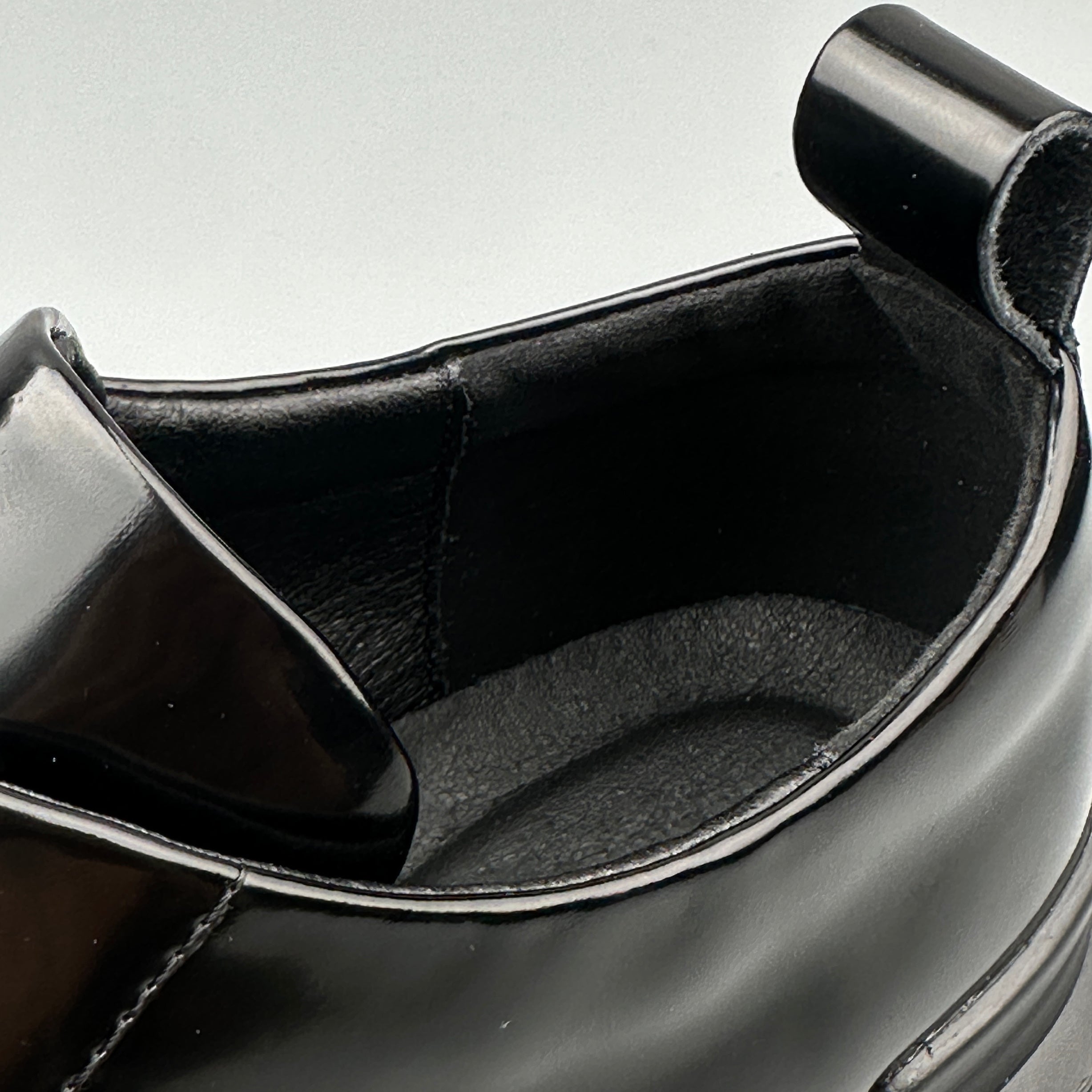 Hybriss Elevate Noir Black– Youth Casual Leather Shoes