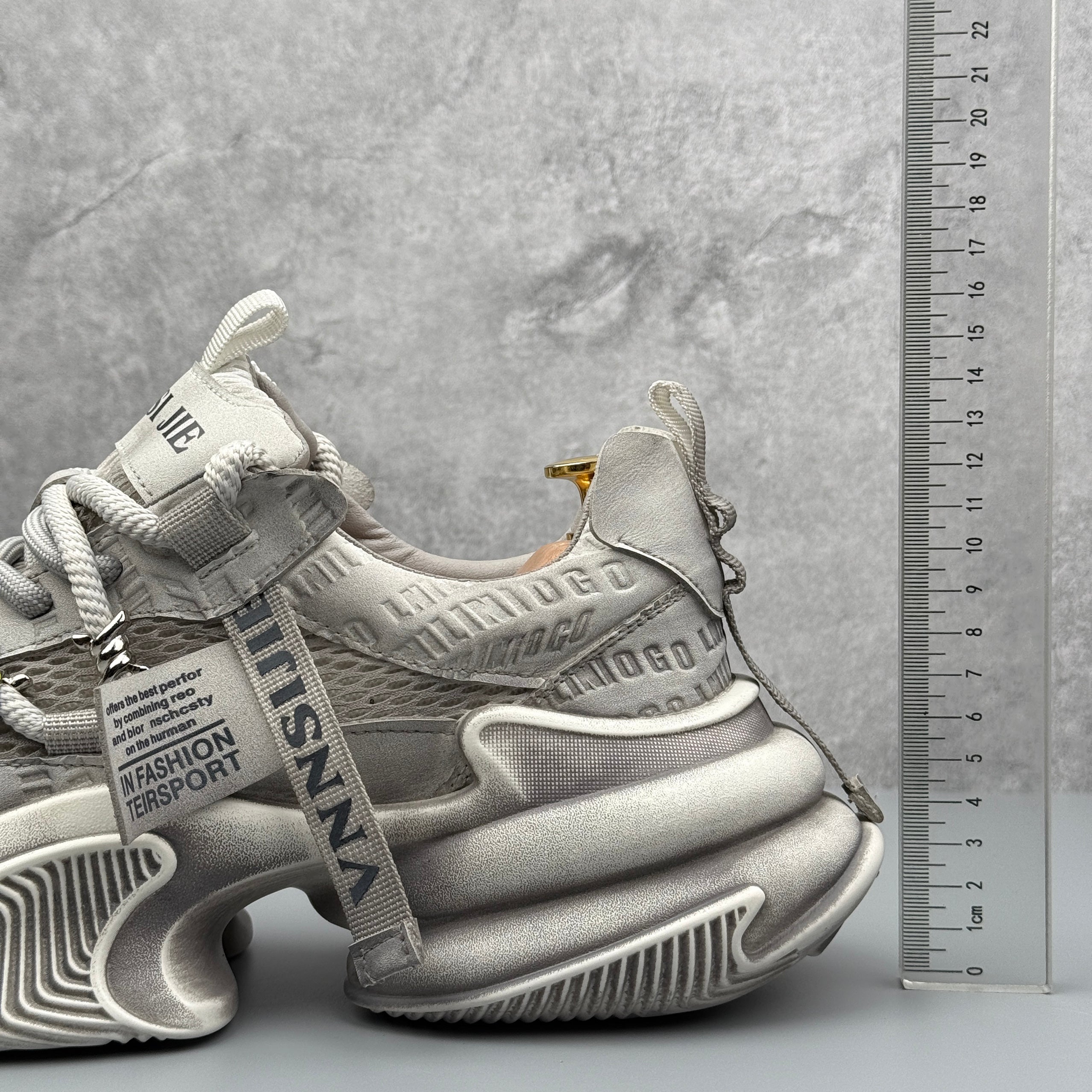 Hybriss WeaveRise Gray– Youth Dad Shoes