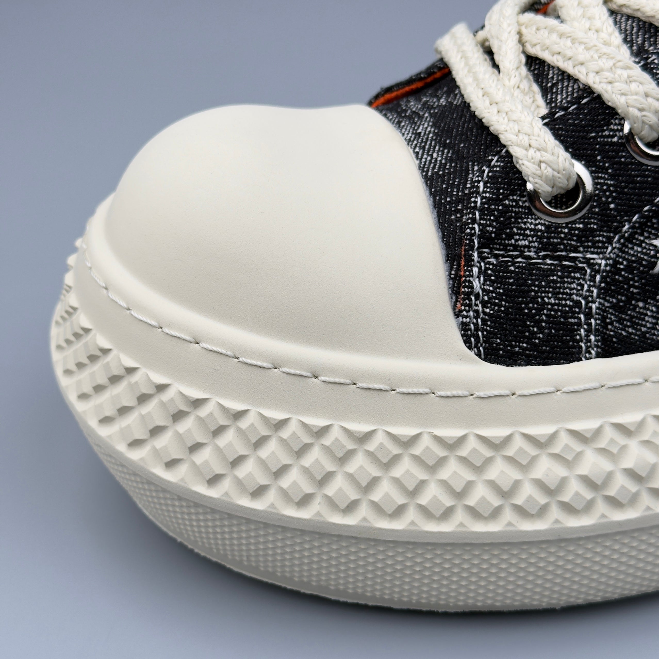 Hybriss DenimStitch – PU & Denim Sommer-Sneakers