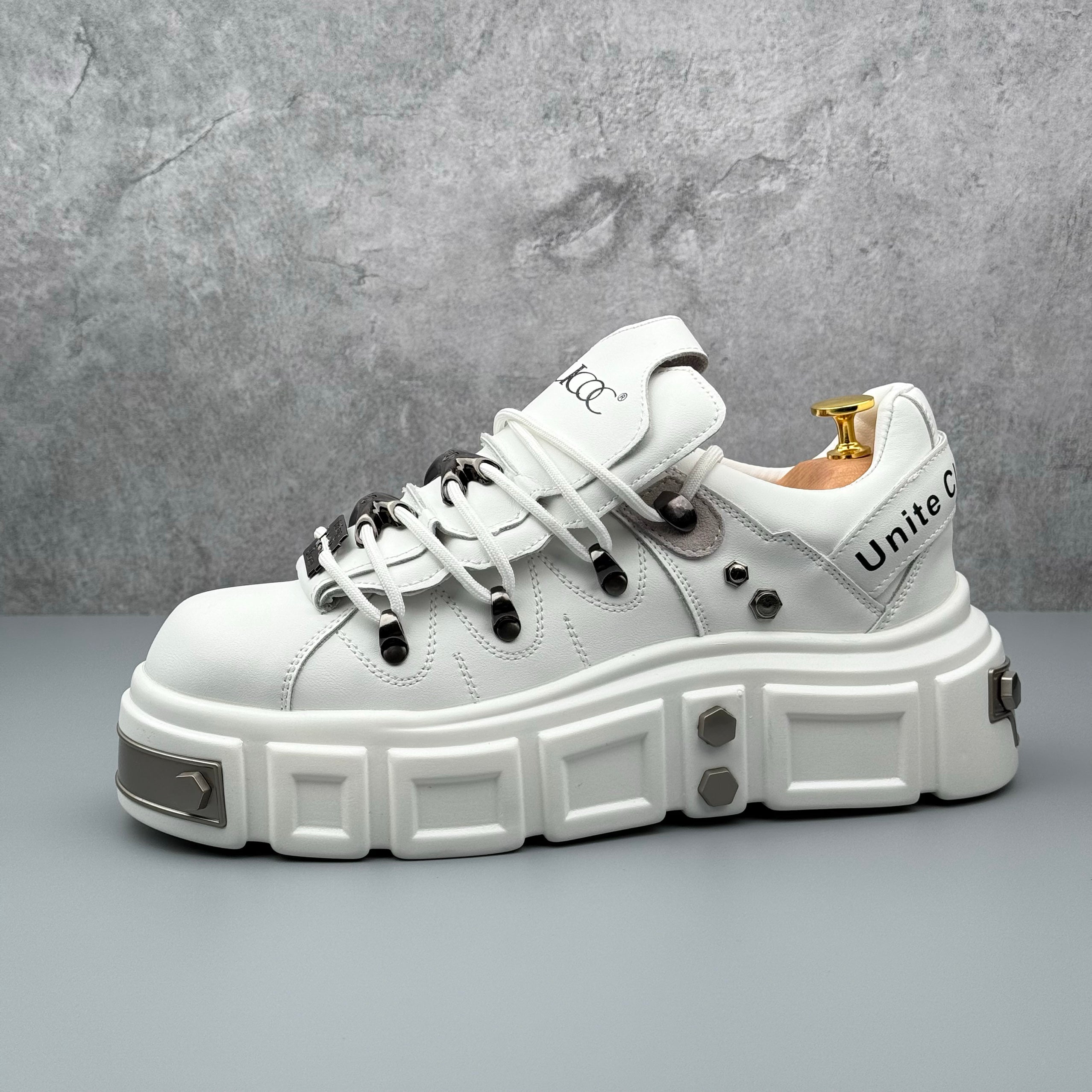 Hybriss Cabuncci PunkWeave White– Punk Sneakers