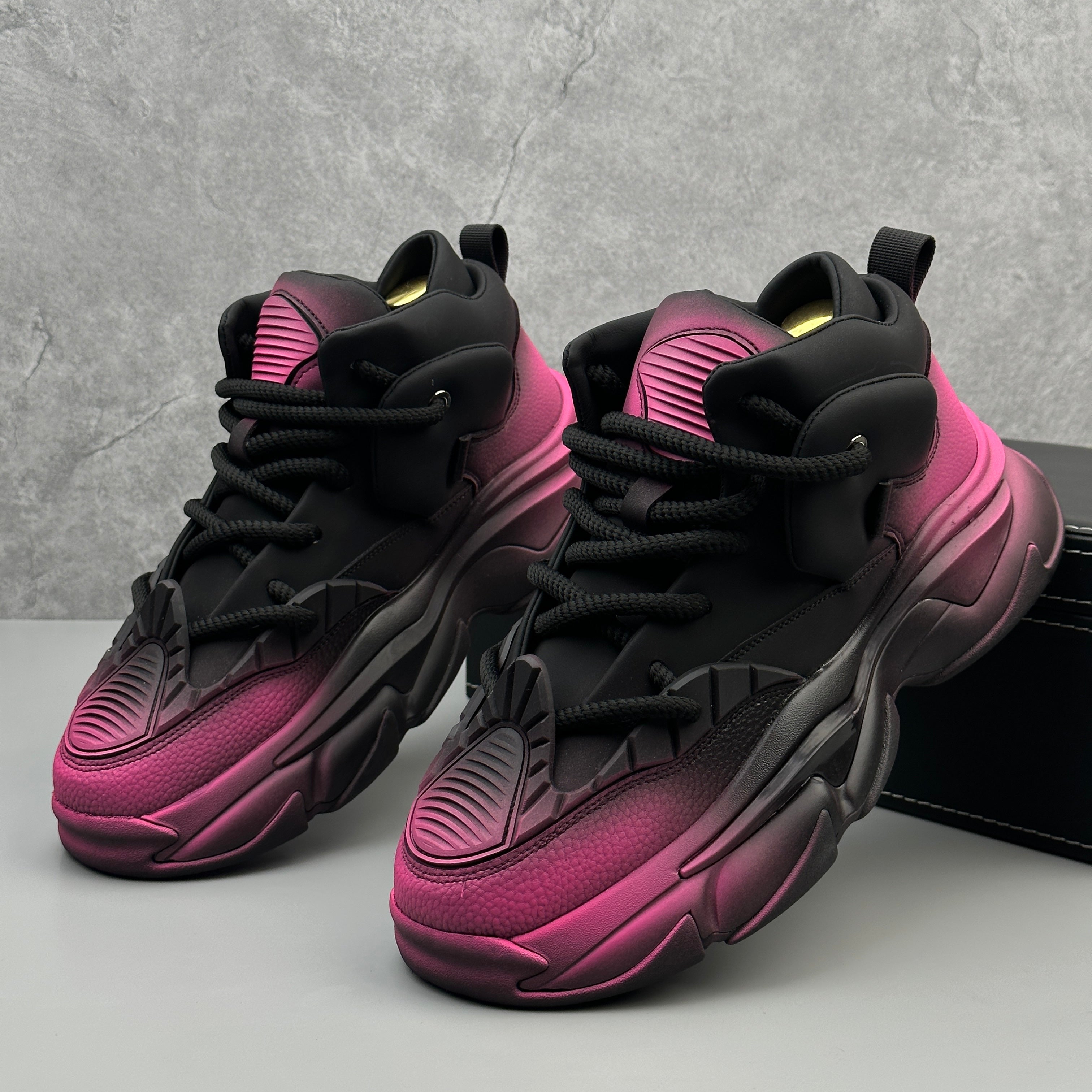 Hybriss Energetix Black powder– Youth Dad Shoes for Men