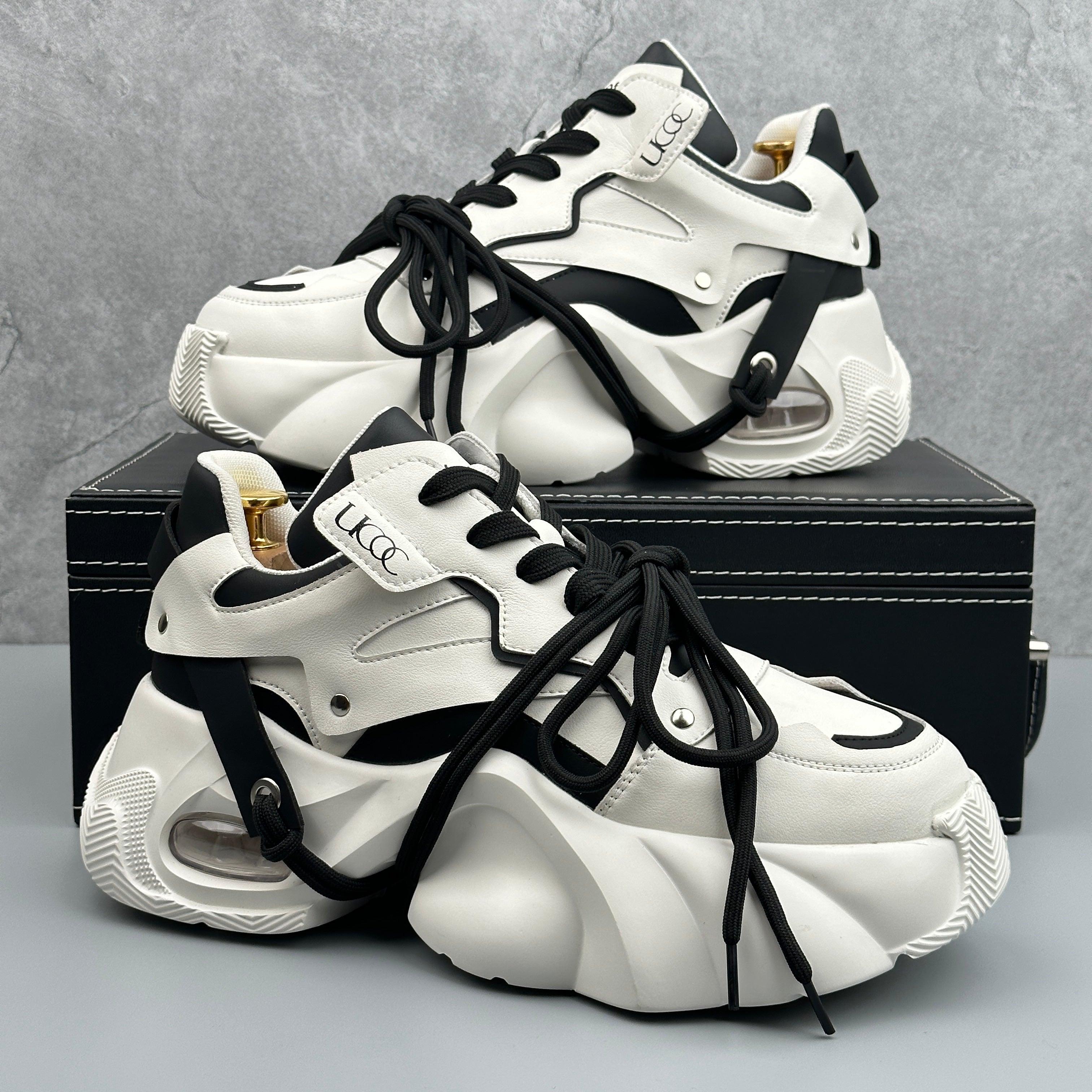 Hybriss Cabuncci MidRise White– Youth Dad Shoes