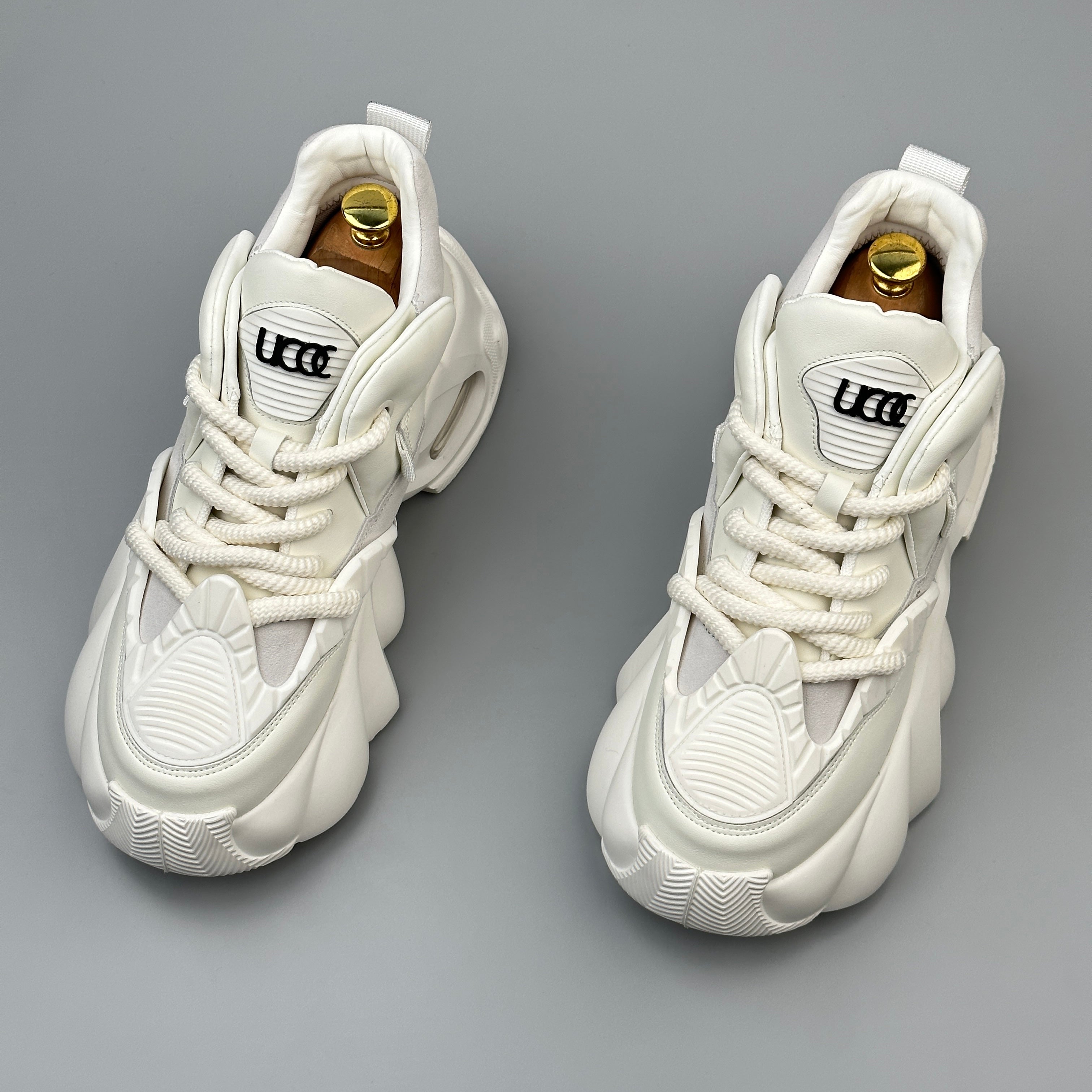 Hybriss WeaveForce White– Men’s Winter Dad Shoes