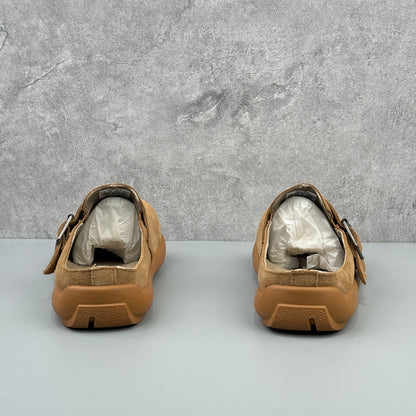 Hybriss Low-Profile Pastel Suede Slip-On Mule