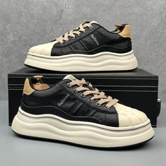 Hybriss SpliceKorea Black– Mikrofaserleder White Shoes