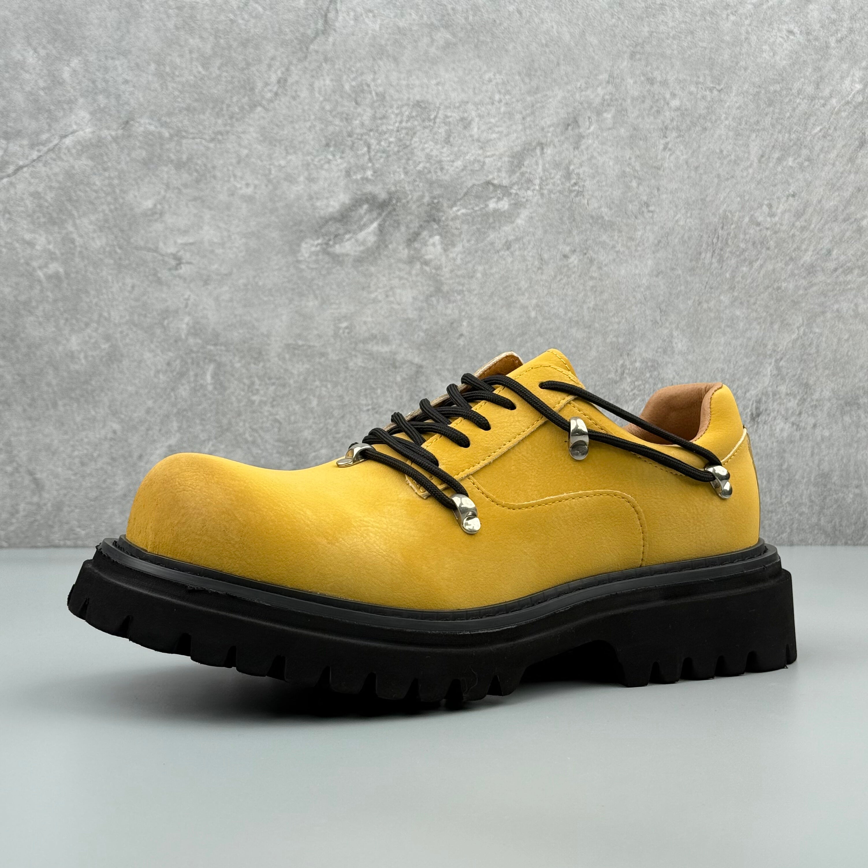 Hybriss NeoNubuck Yellow– Casual Nubuck Look Shoes