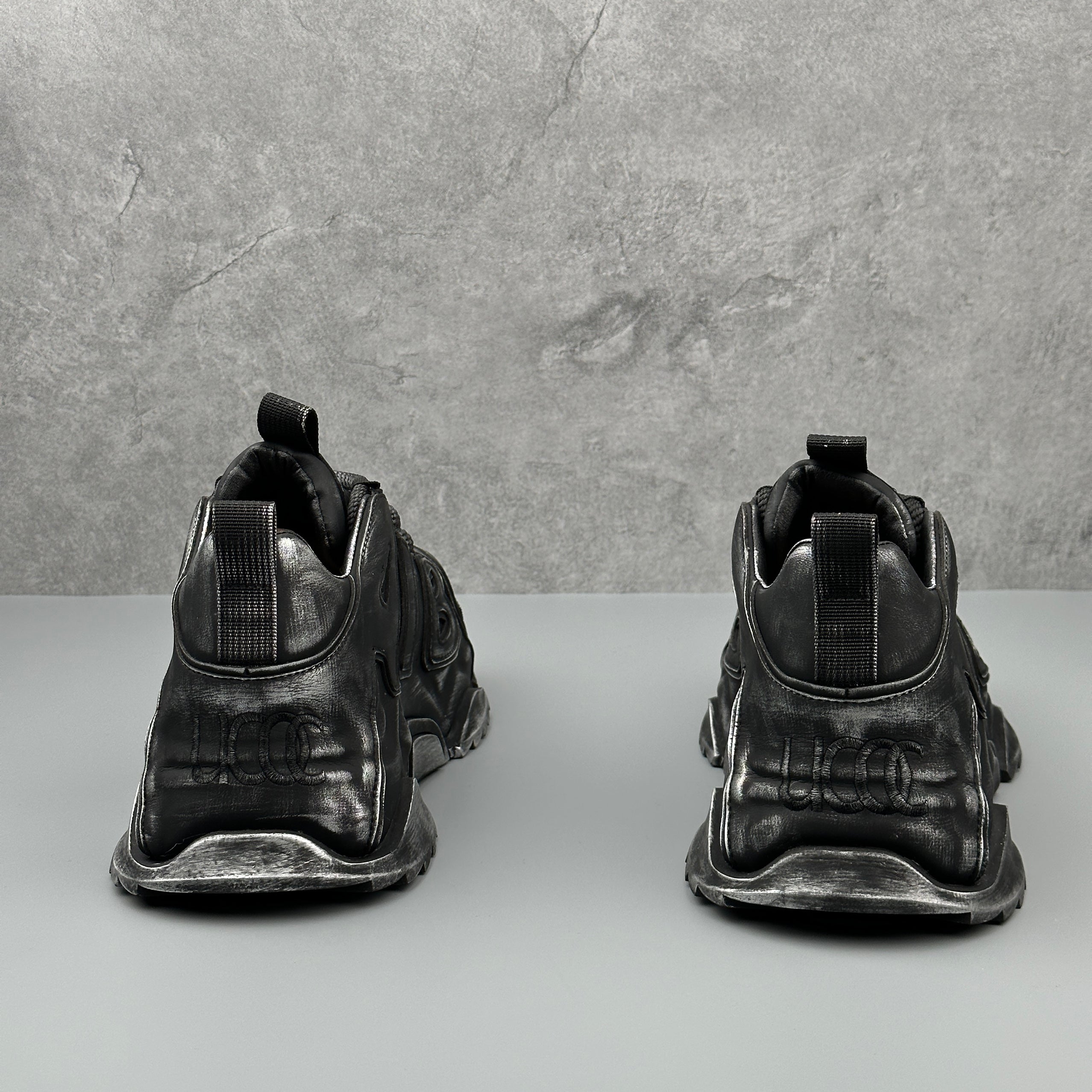 Hybriss SpliceEnergy Black silver– Dad Shoes