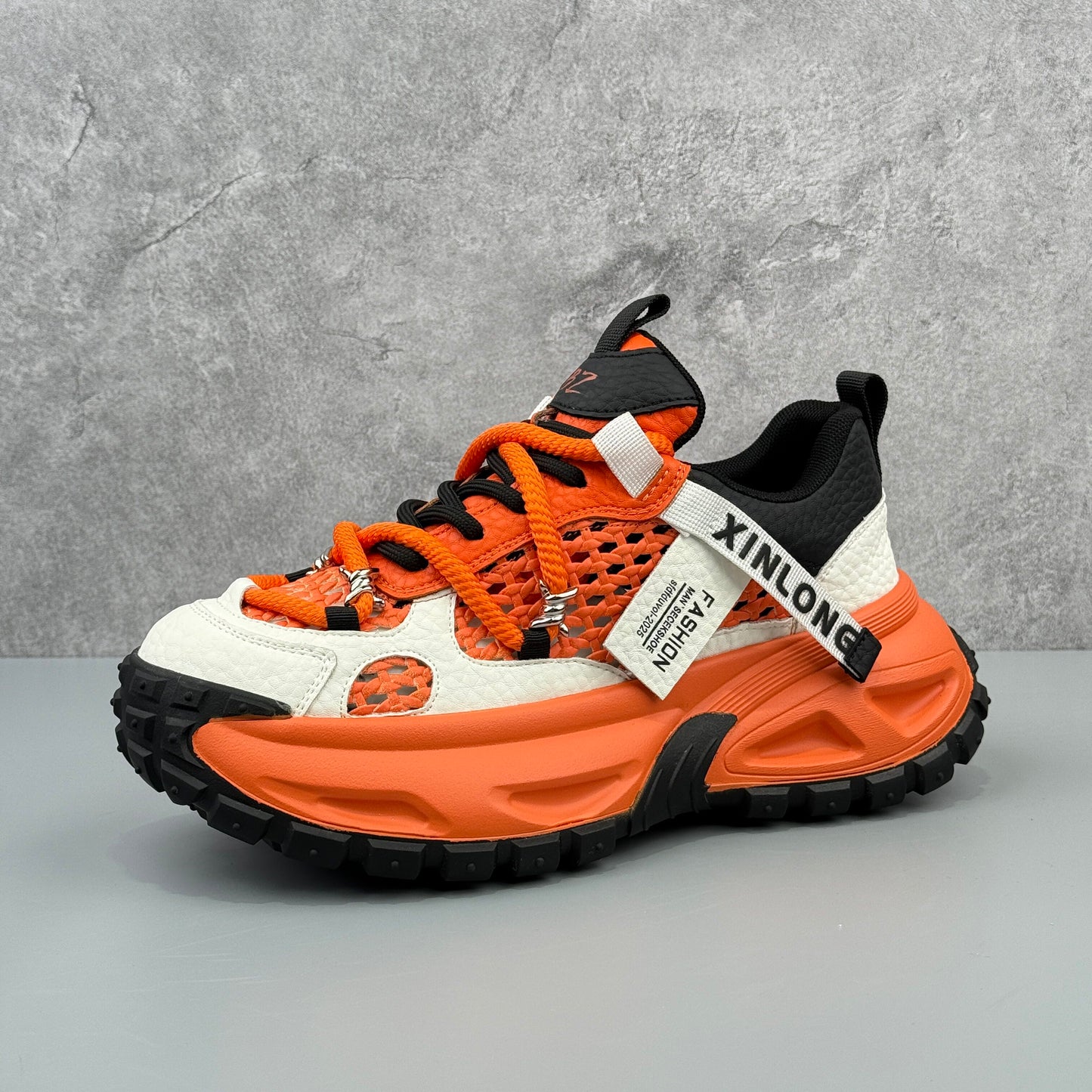 Hybriss Cyber-Gel Hollow-Out Dad Sneaker