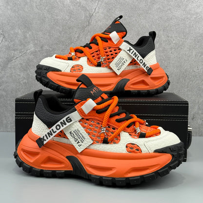 Hybriss Cyber-Gel Hollow-Out Dad Sneaker