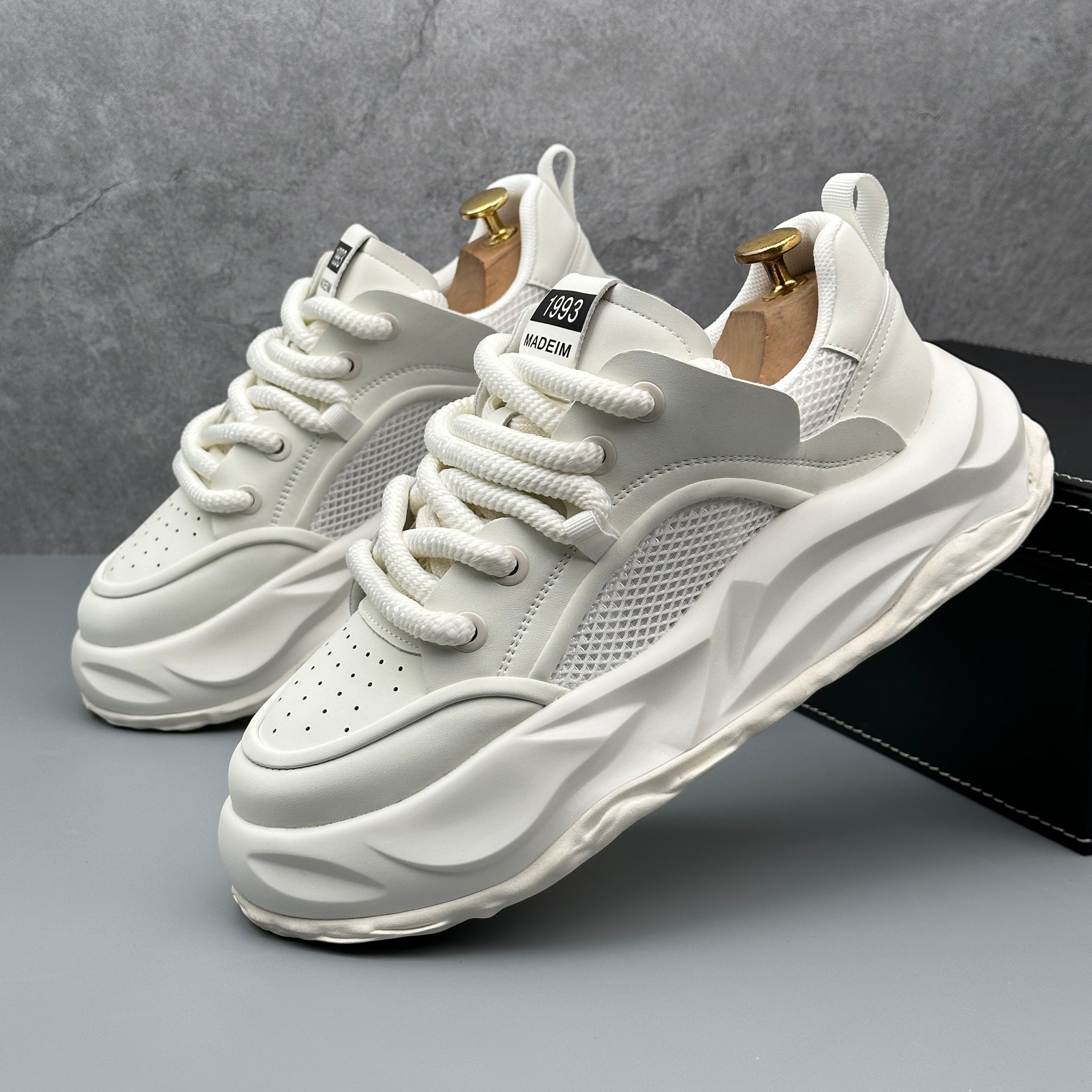 Hybriss PureStep  Off-White– Youth Trend White Shoes