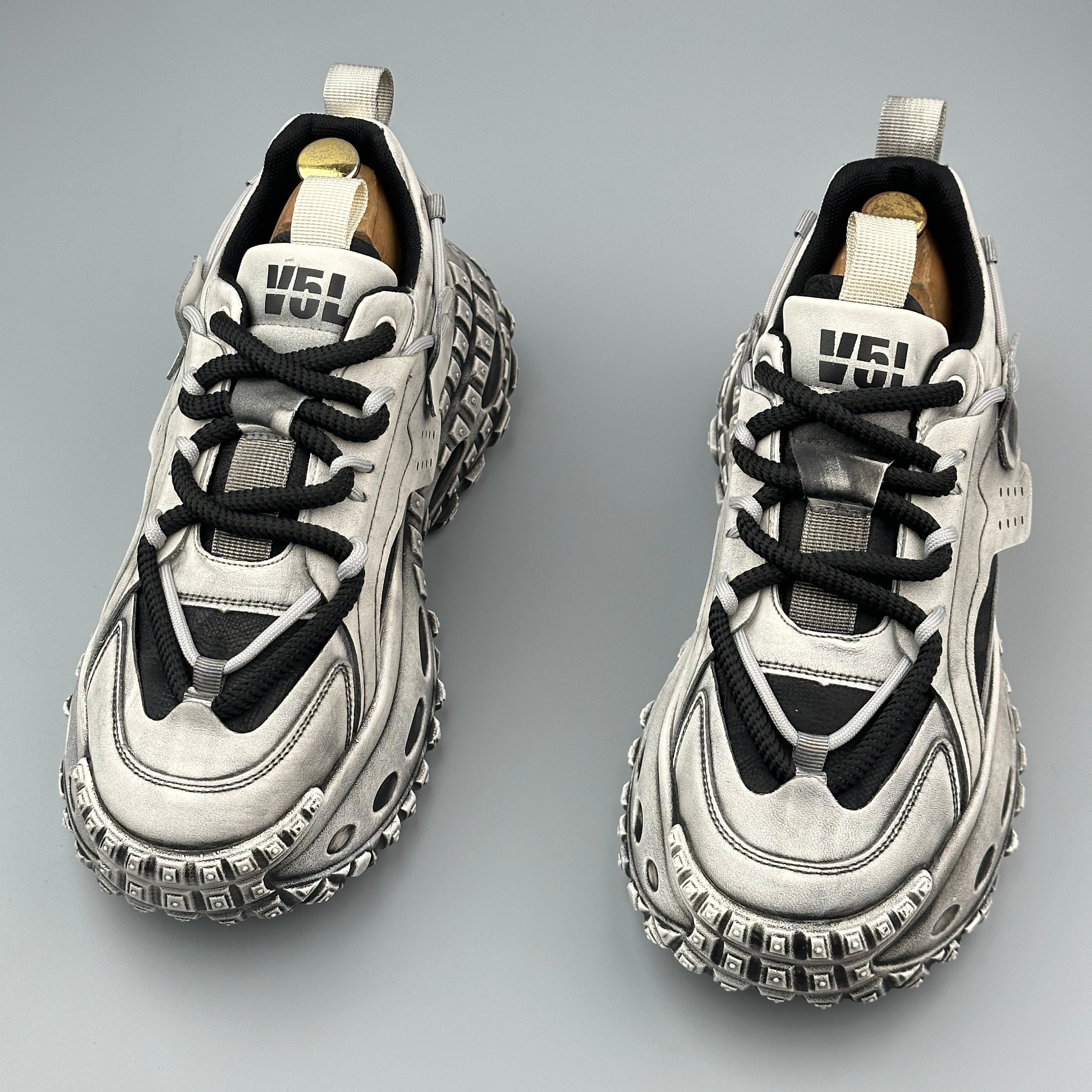 Hybriss RetroAir Black Gray– Youth Dad Shoes