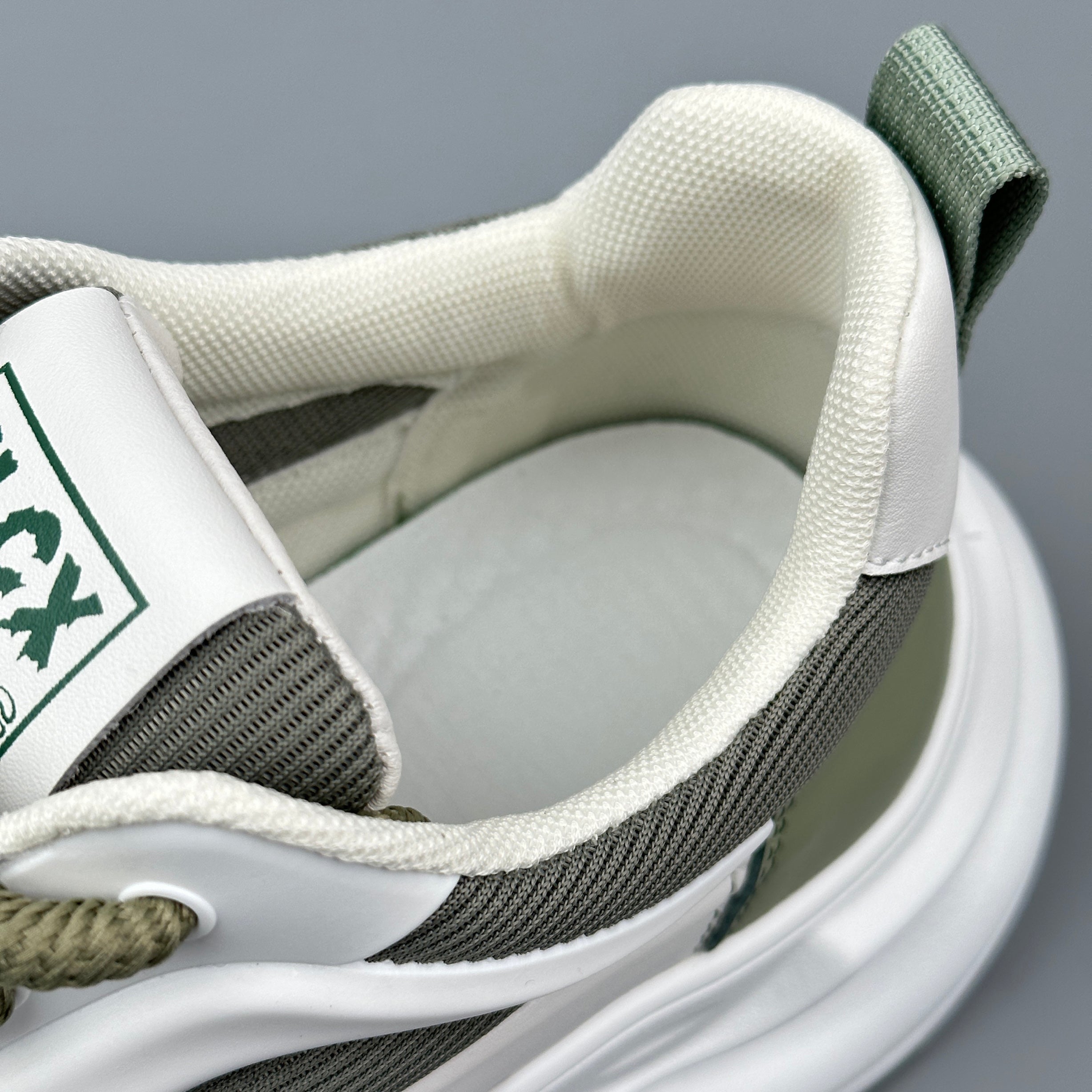 Hybriss ThreadBreath White Green– Casual Dad Shoes