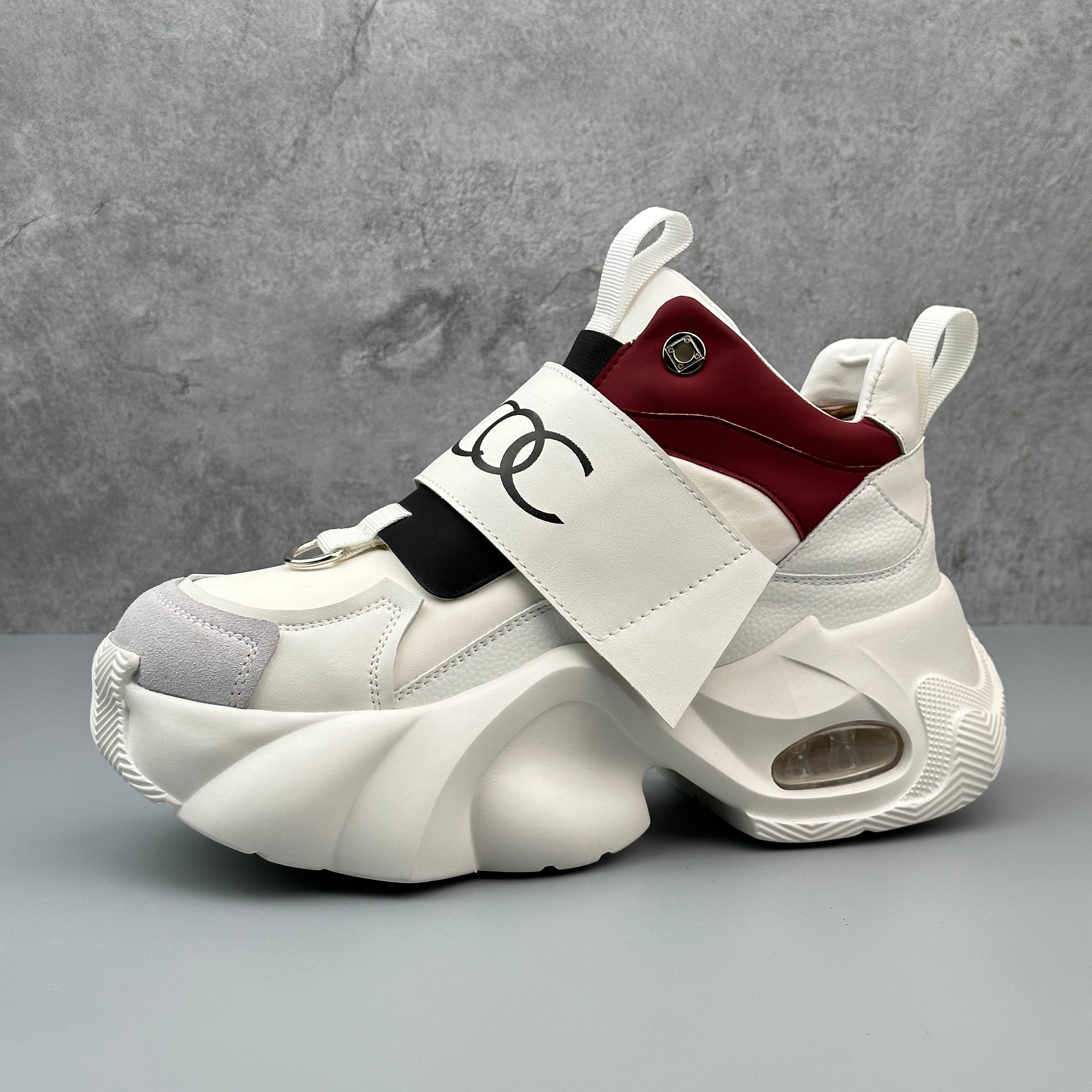 Hybriss MetalCore White Red– Youth Winter Dad Shoes