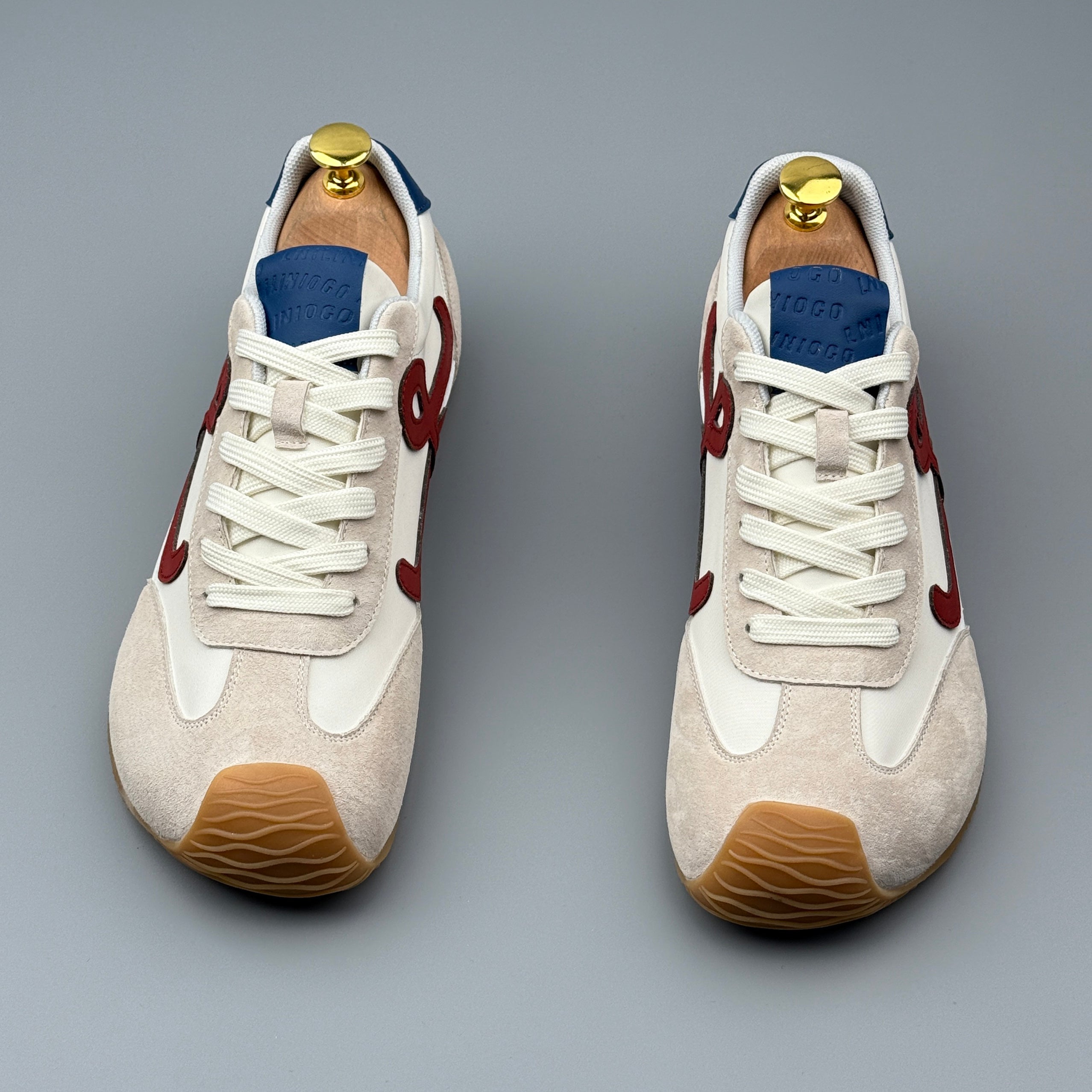 Hybriss LightCore Blue Red– Leichte Stoff‑Sneaker