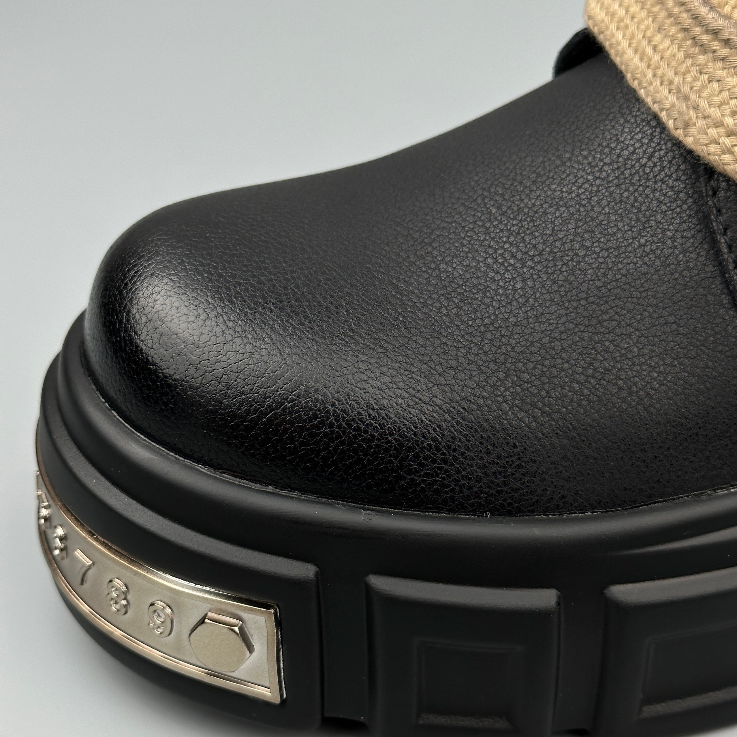 Hybriss Ironclad– Martin Boots with Rivet Detail