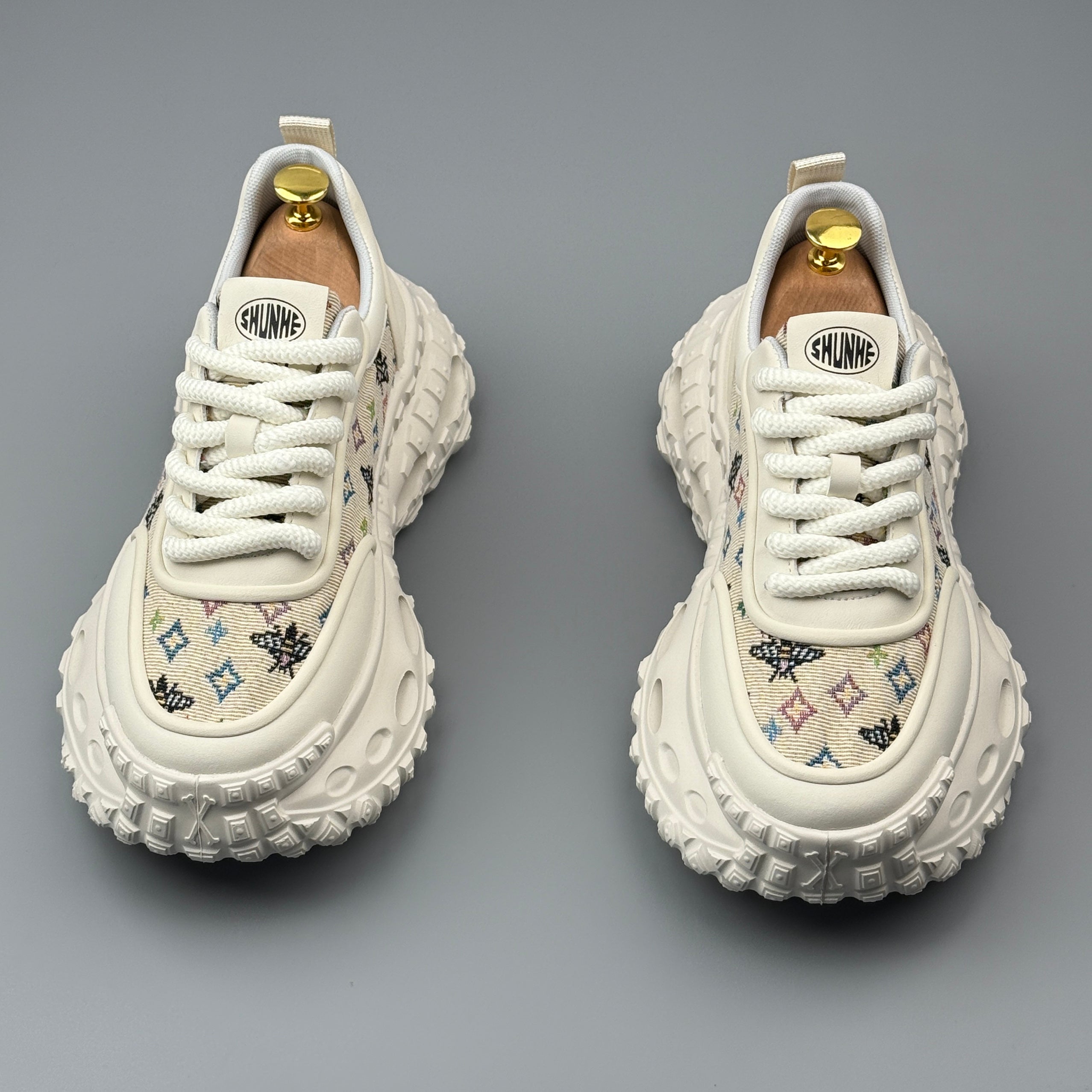 Hybriss DailyRiseCasual White– Casual Dad Shoes