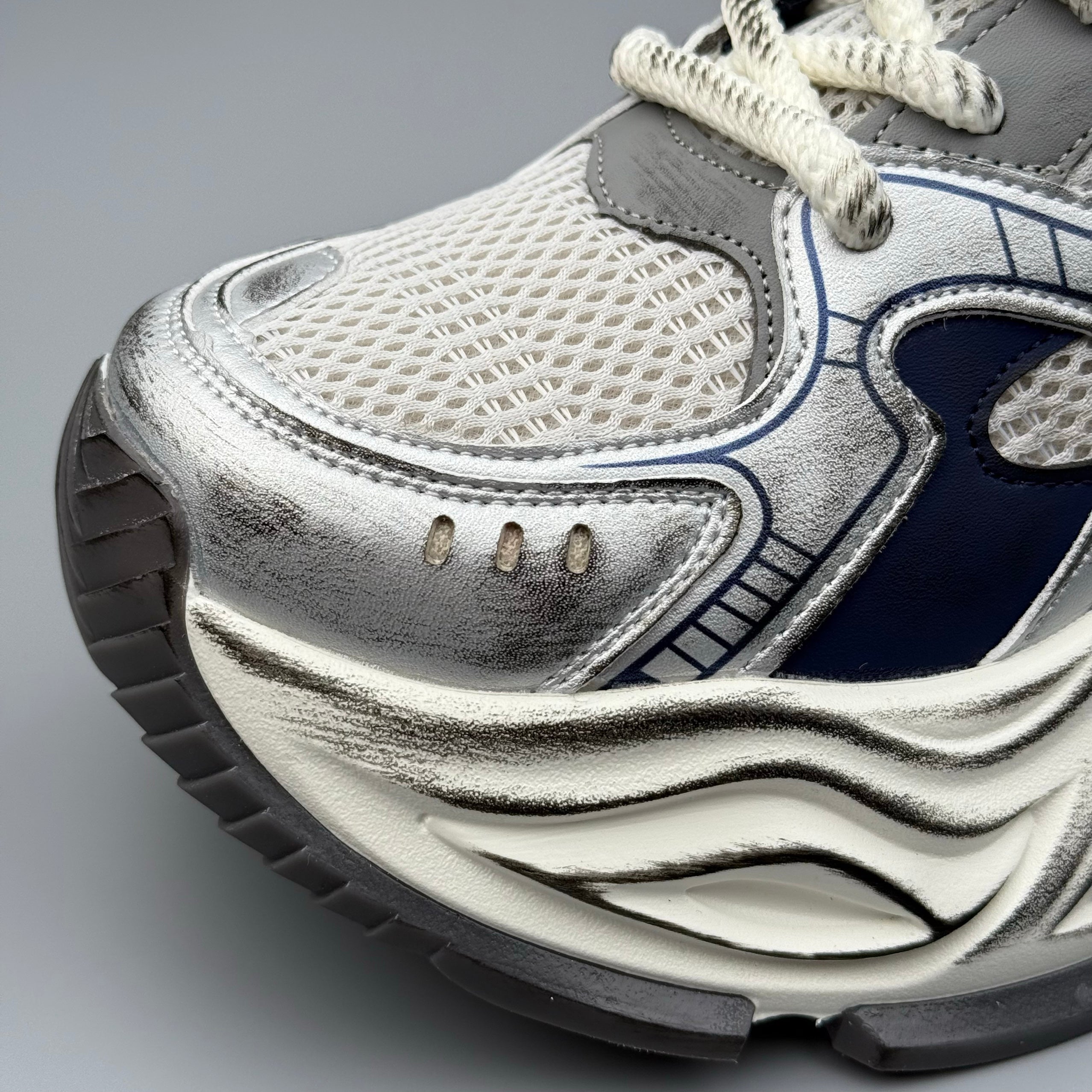 Hybriss UCOC PlainRise Blue– Youth Casual Dad Shoes