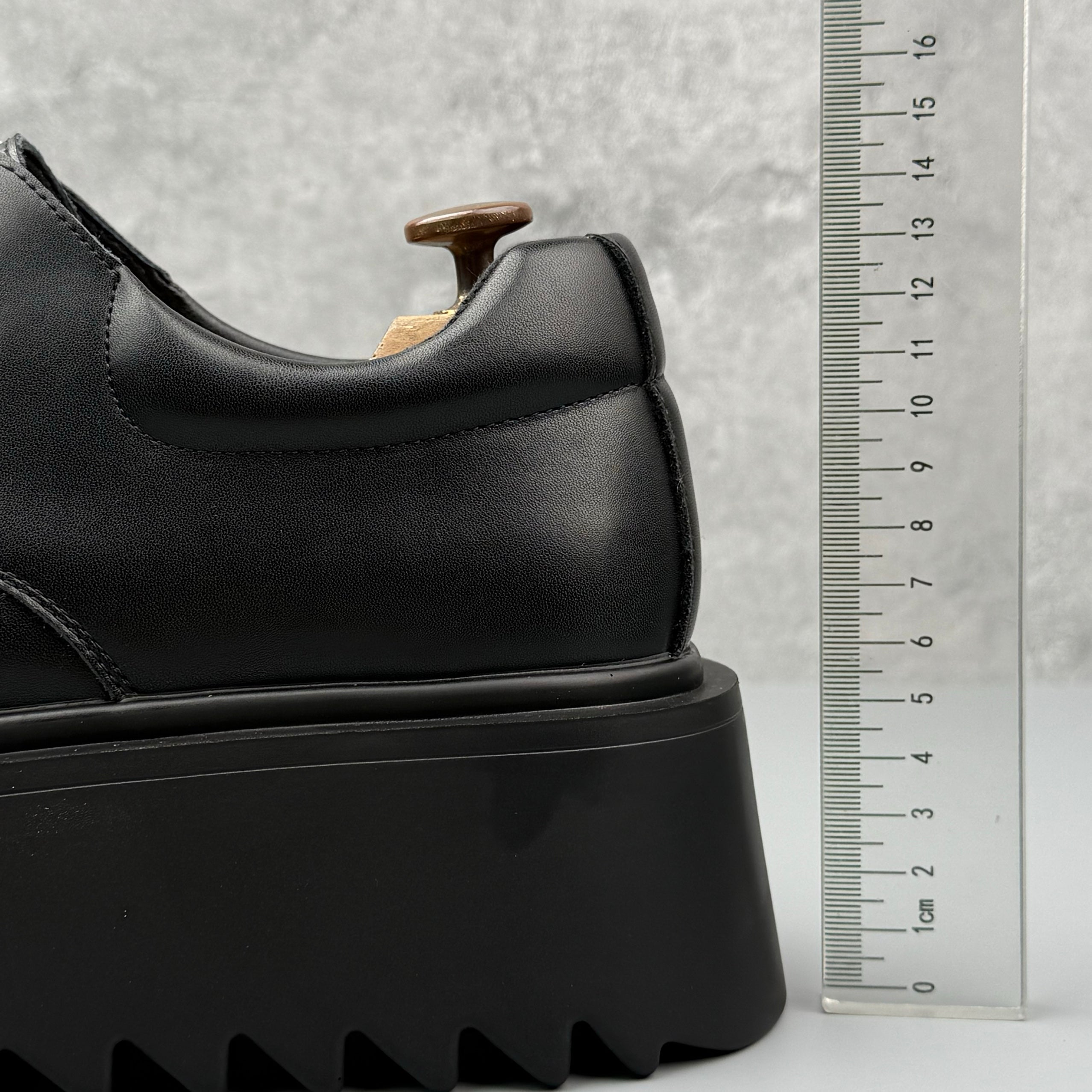 Hybriss Elevare Black– Casual Leather Shoes