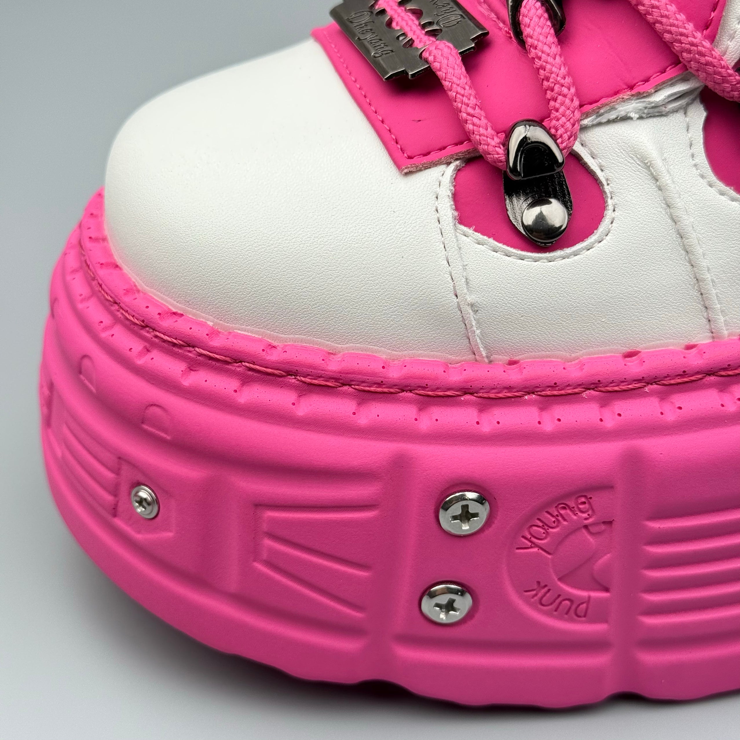 Hybriss PunkMetal Pink– Punk Dad Shoes