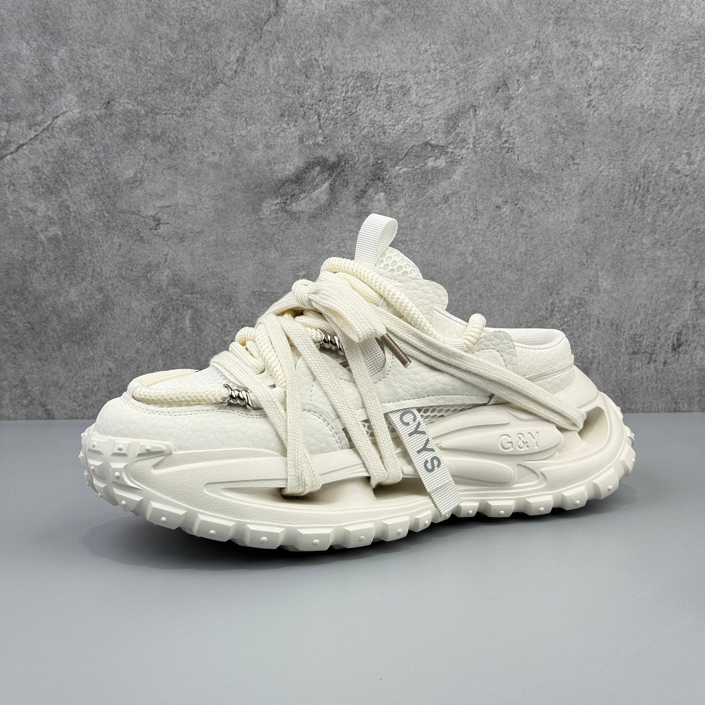 Hybriss Cross-Caged Chunky Dad Sneaker