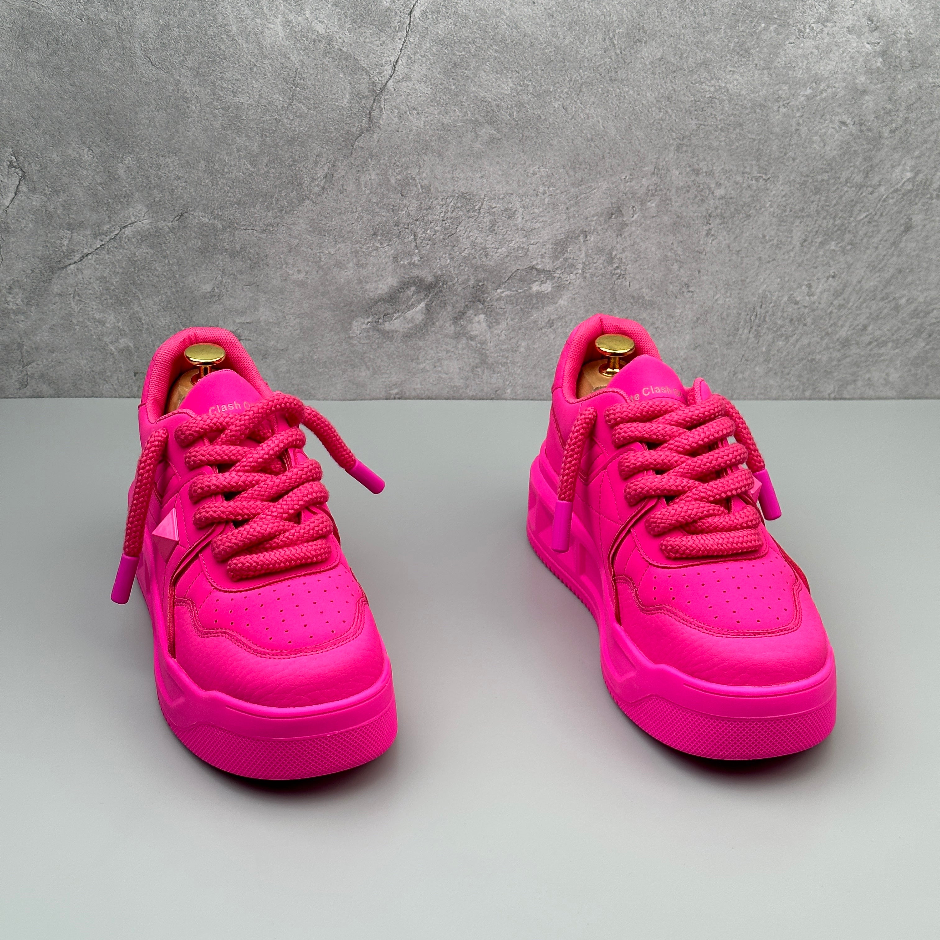 Hybriss RivetKorea – Mikrofaserleder White Shoes