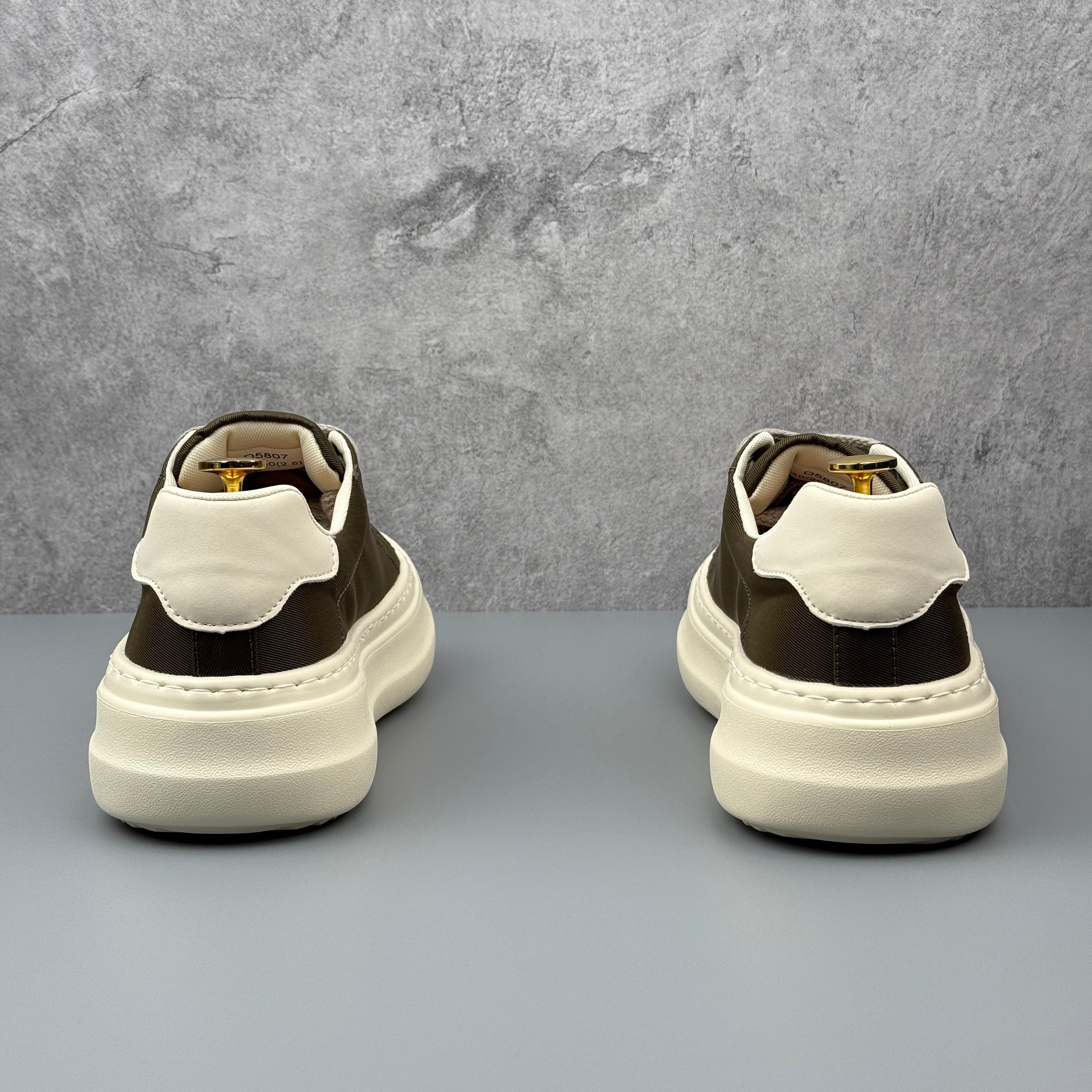 Hybriss LeisureCore Khaki– Stoff Sommer-Sneakers