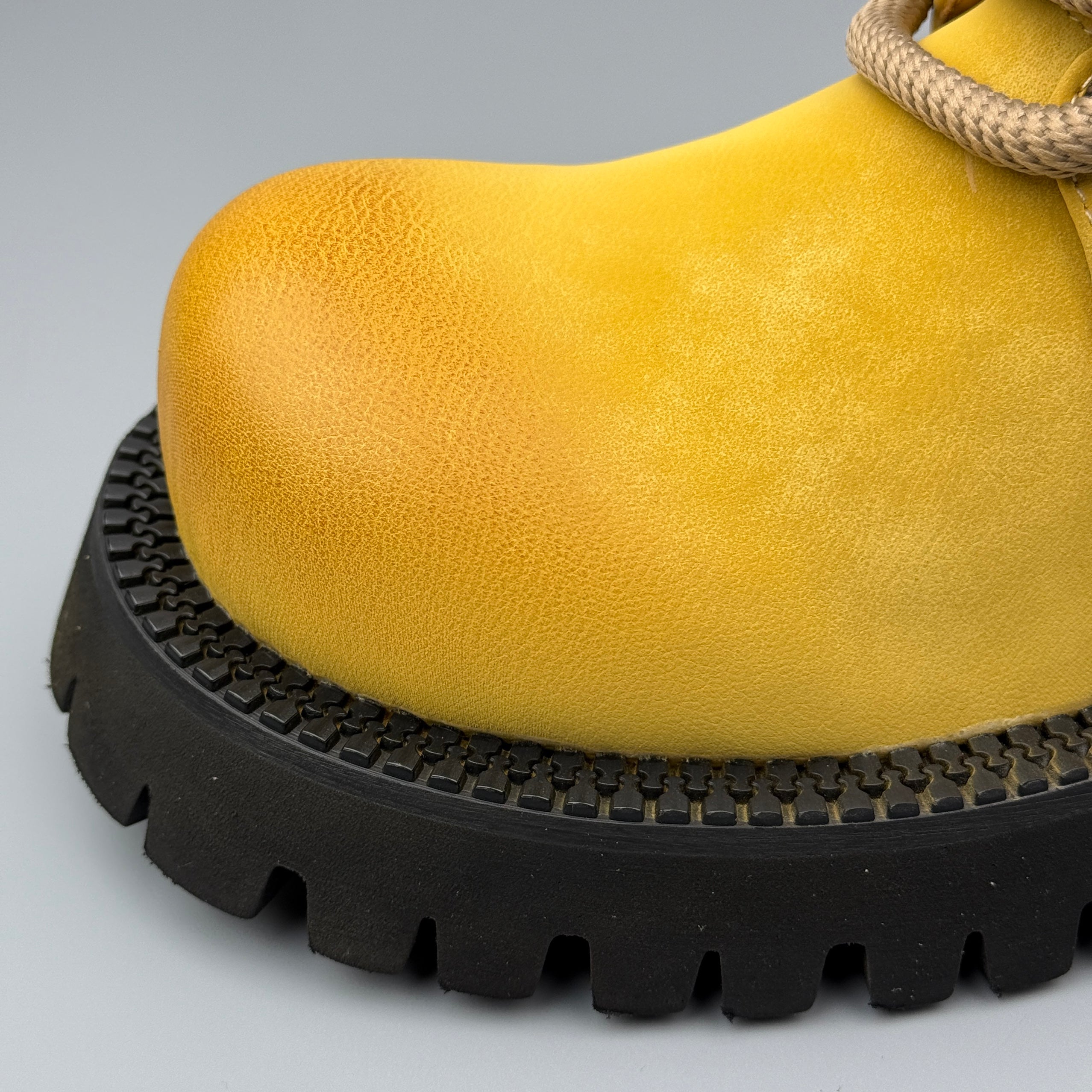 Hybriss Flux Yellow– Color Blocking Cargo Shoes