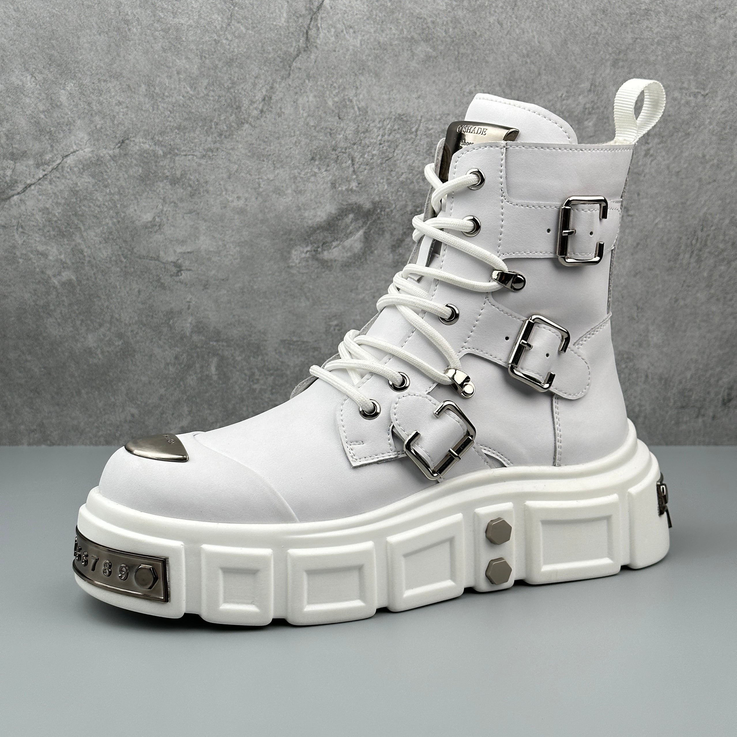 Hybriss Aegon– Metal Detailed Cargo Boots