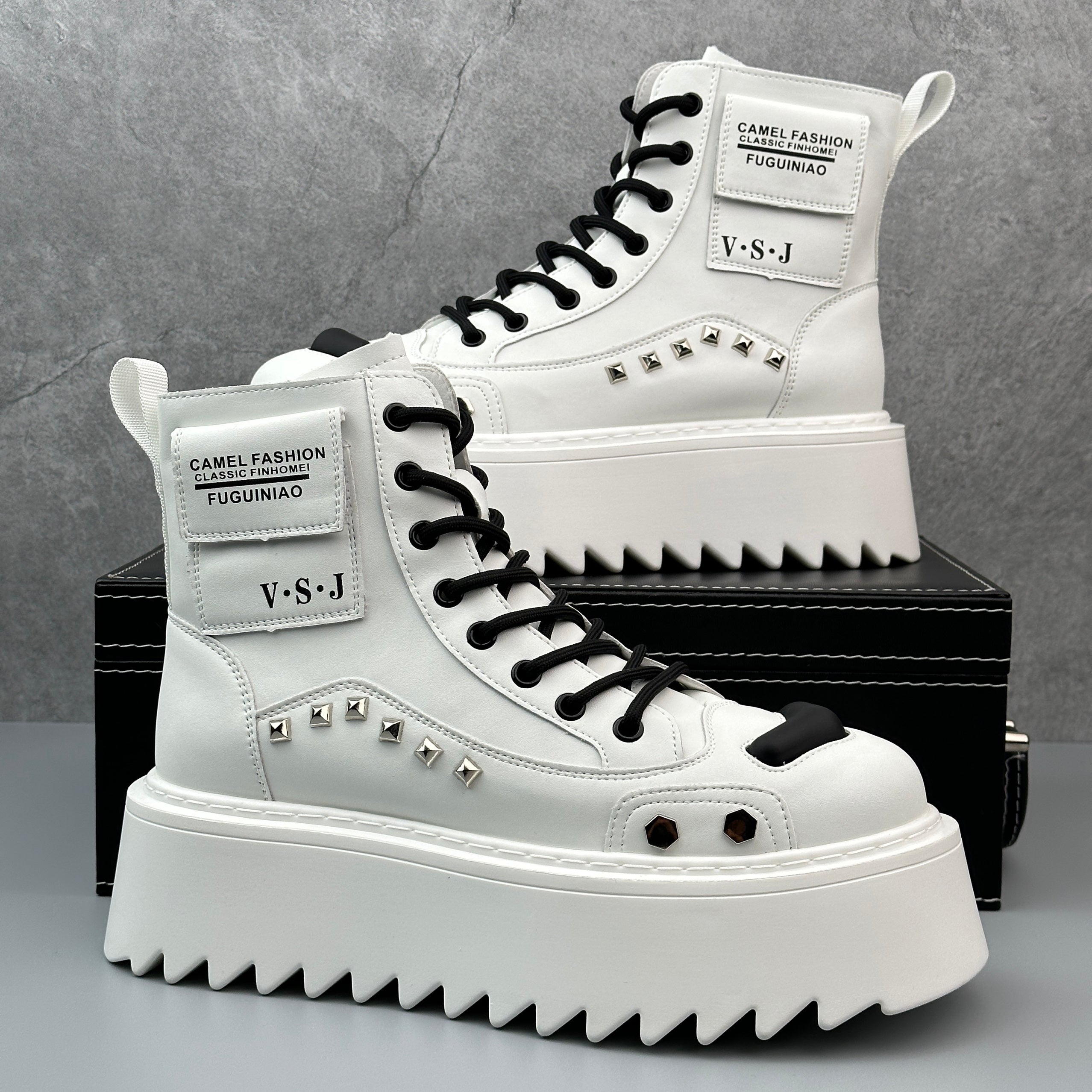 Hybriss Ravager– Punk Cargo Boots