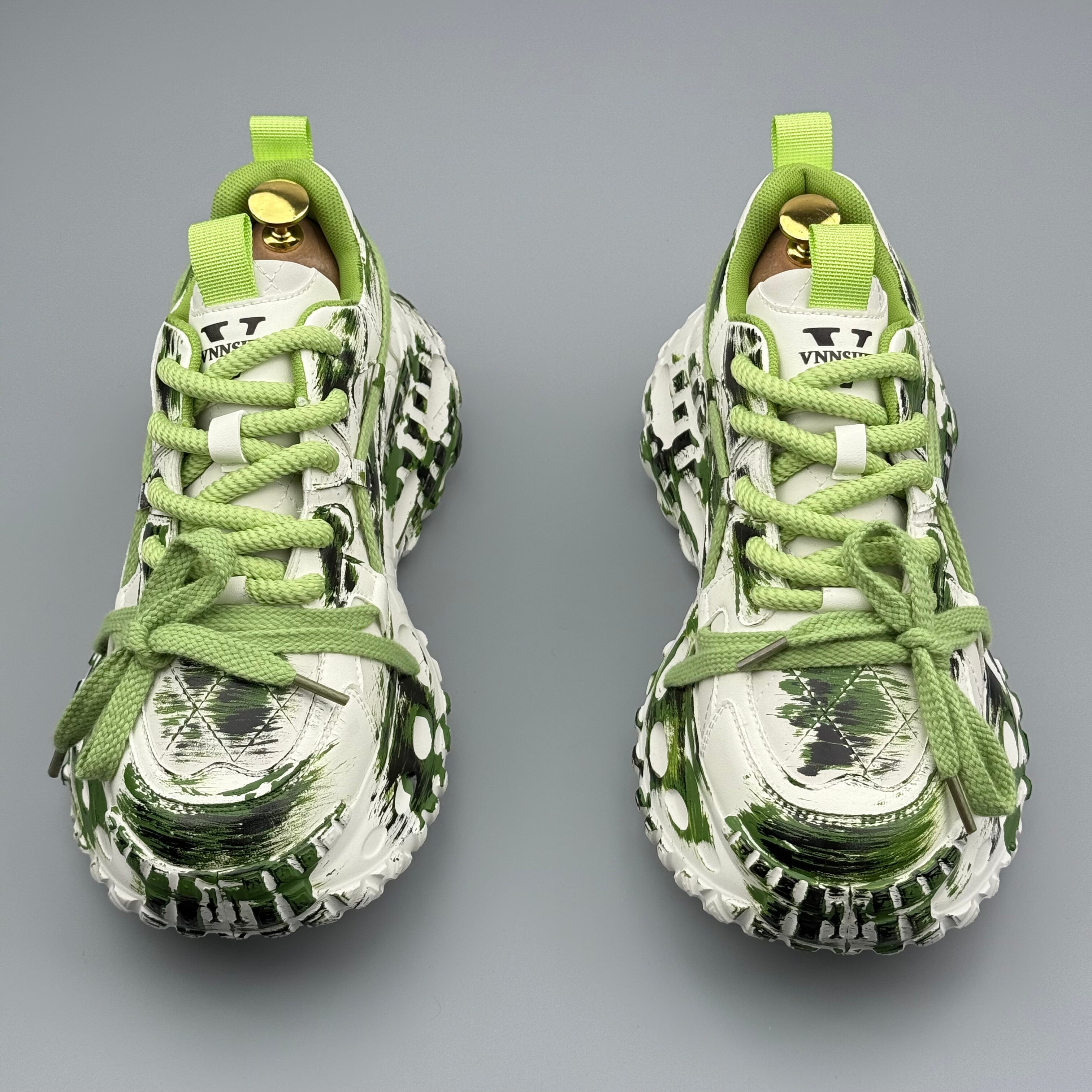 Hybriss DailyRise White Green– Dad Shoes