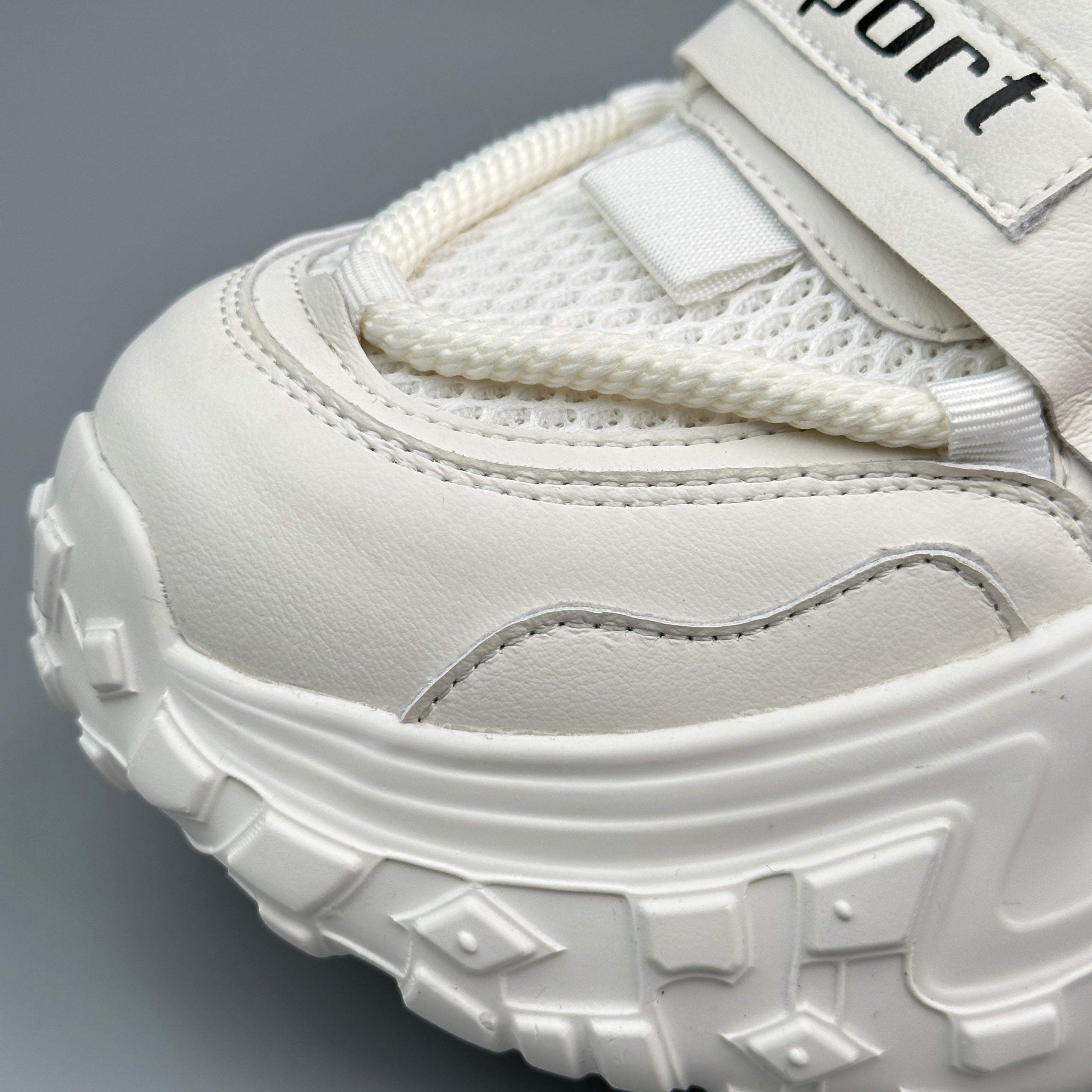 Hybriss Cabuncci WeaveLift White– Youth Dad Shoes