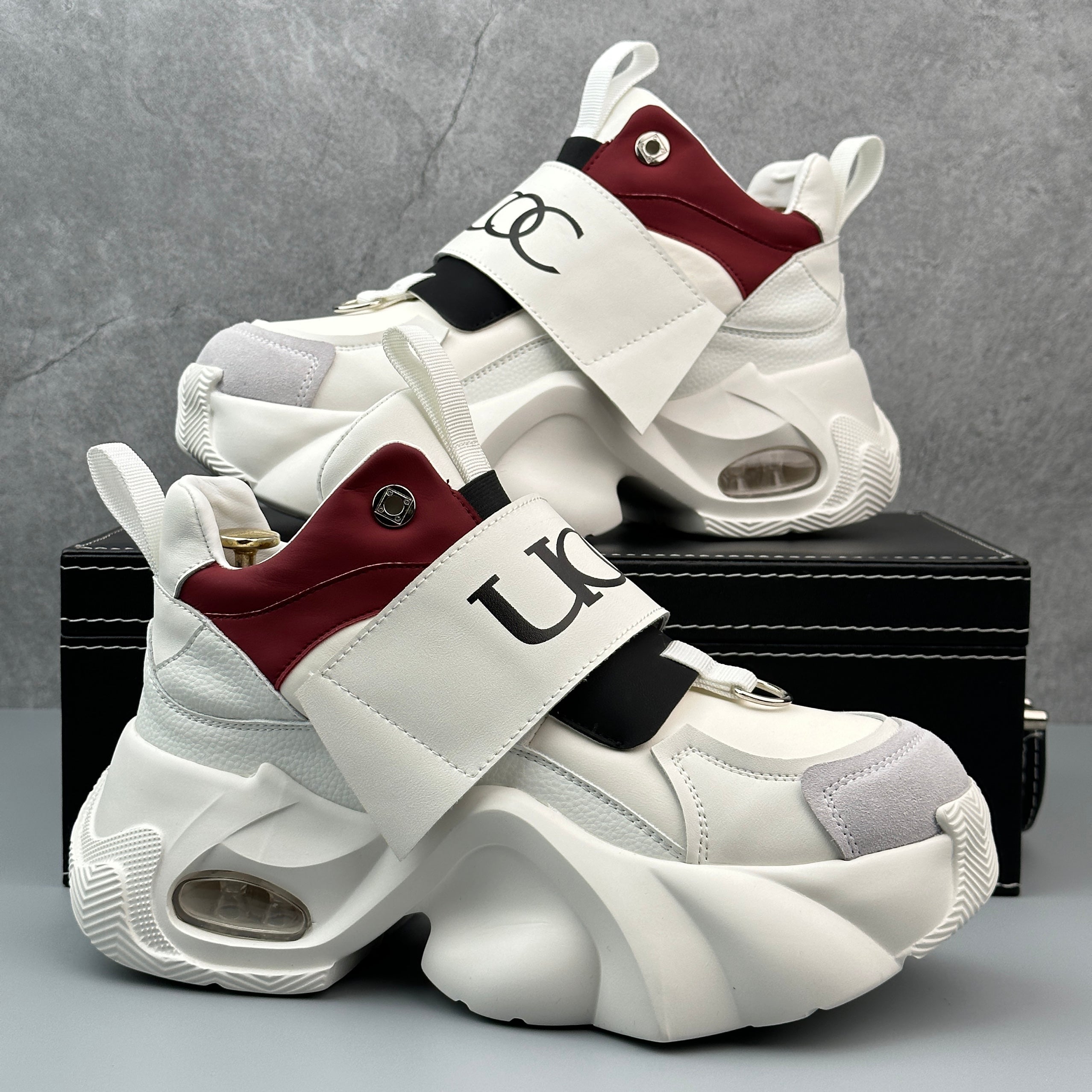 Hybriss MetalCore White Red– Youth Winter Dad Shoes