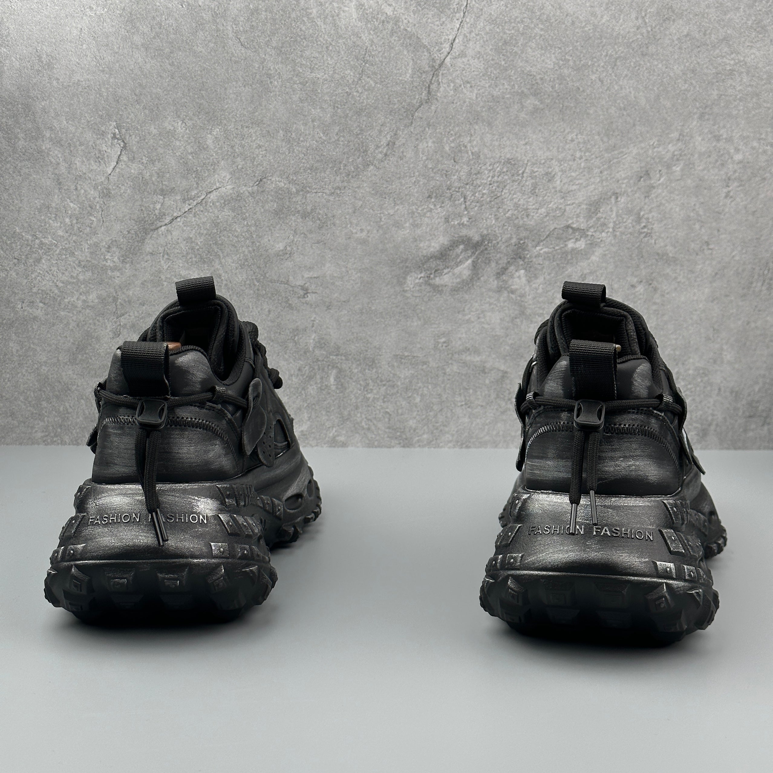 Hybriss RetroAir Black– Youth Dad Shoes