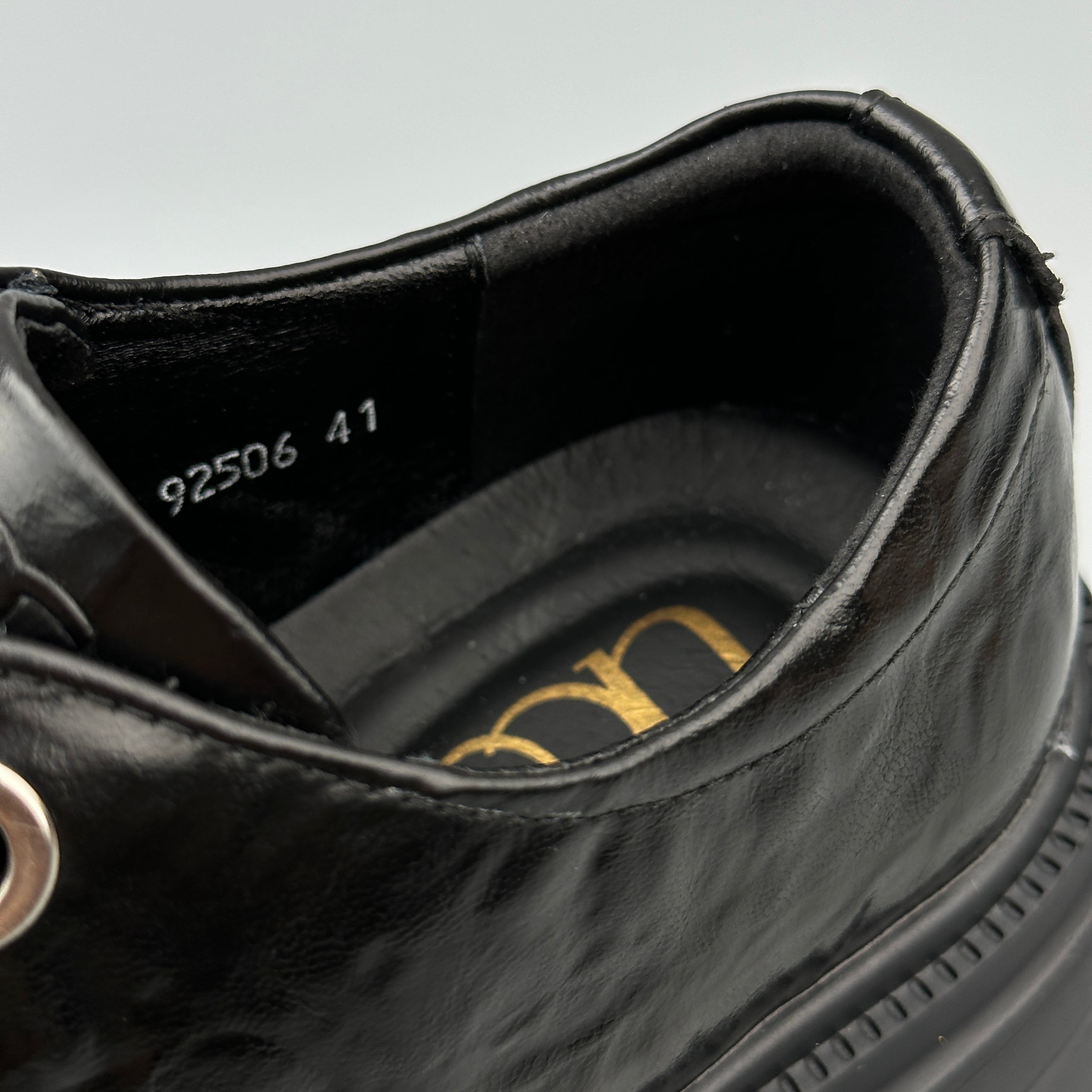 Hybriss Cabuncci Regent Black– British Casual Leather Shoes