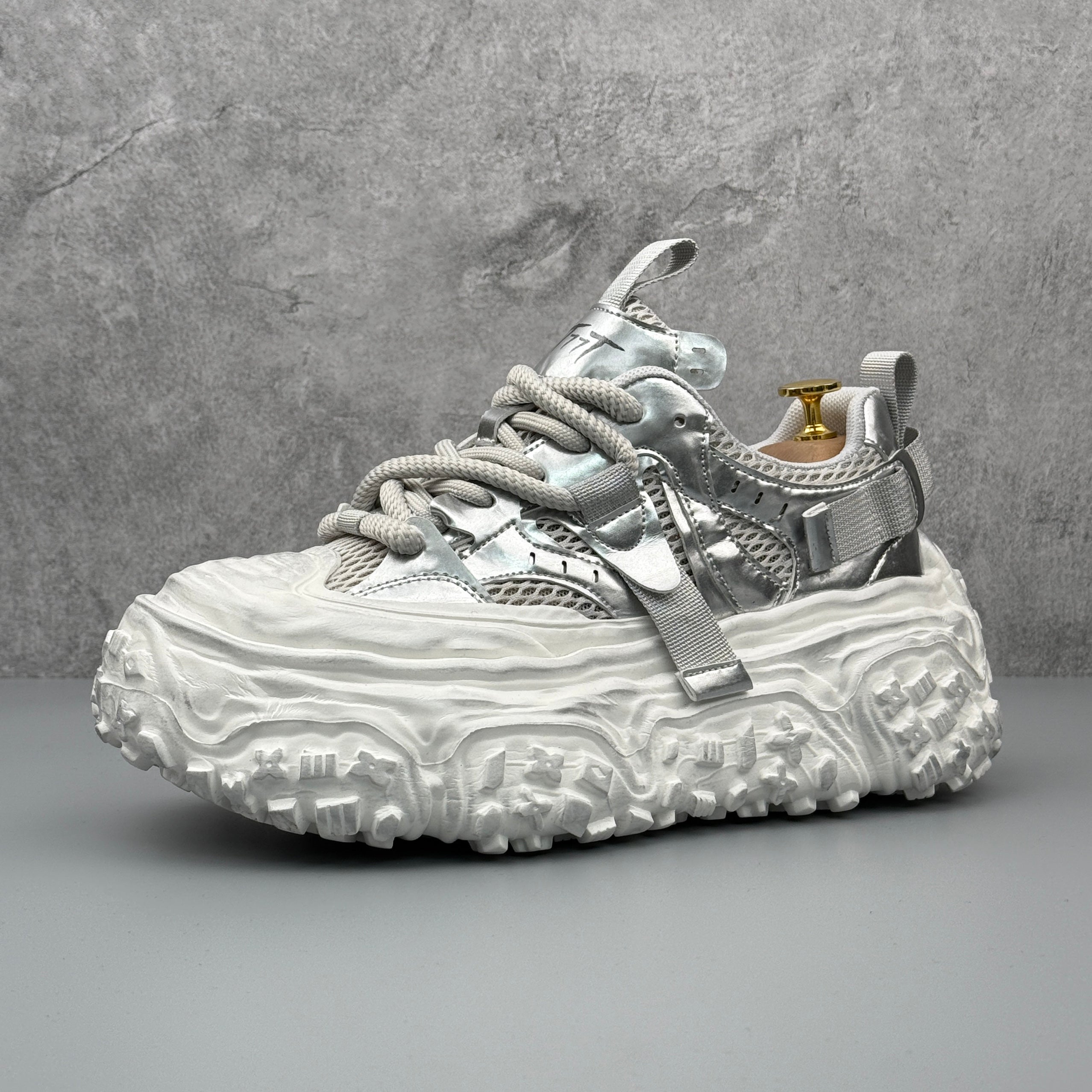 Hybriss DailyPlain Gray– Retro Dad Shoes