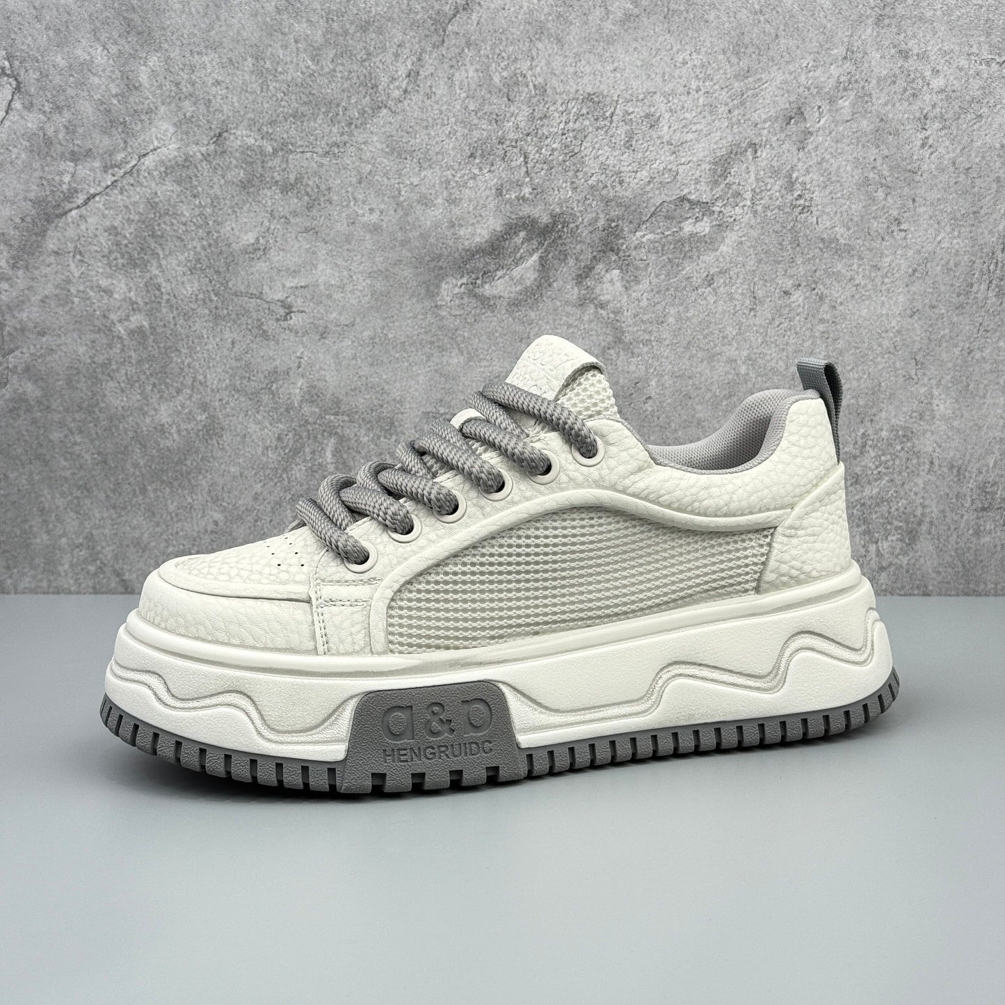 Hybriss Urban Wave Chunky Platform Court Sneaker