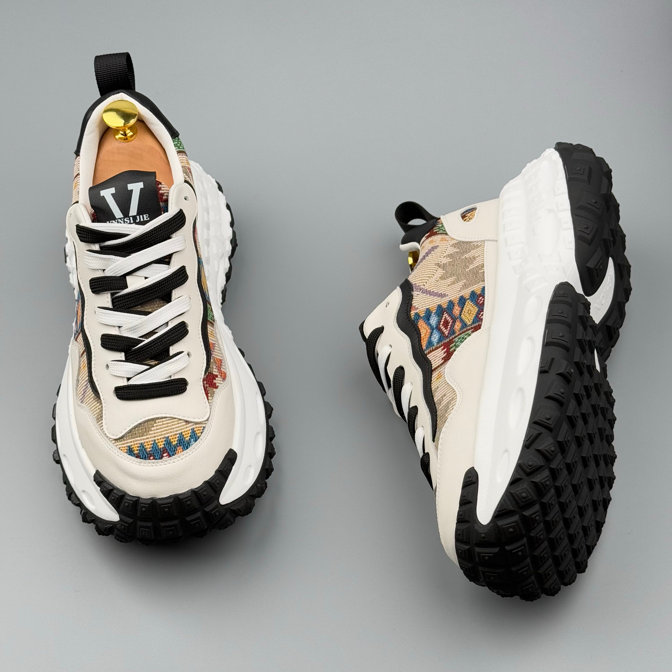 Hybriss EmbroLift Black– Youth Dad Shoes