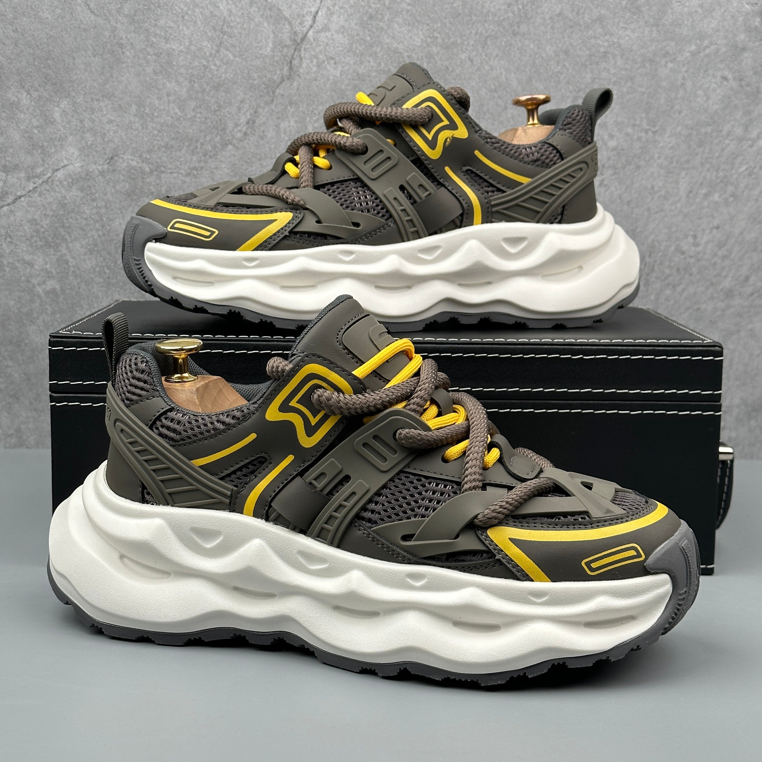 Hybriss Cabuncci WeaveCore Glorious– Youth Retro Dad Shoes