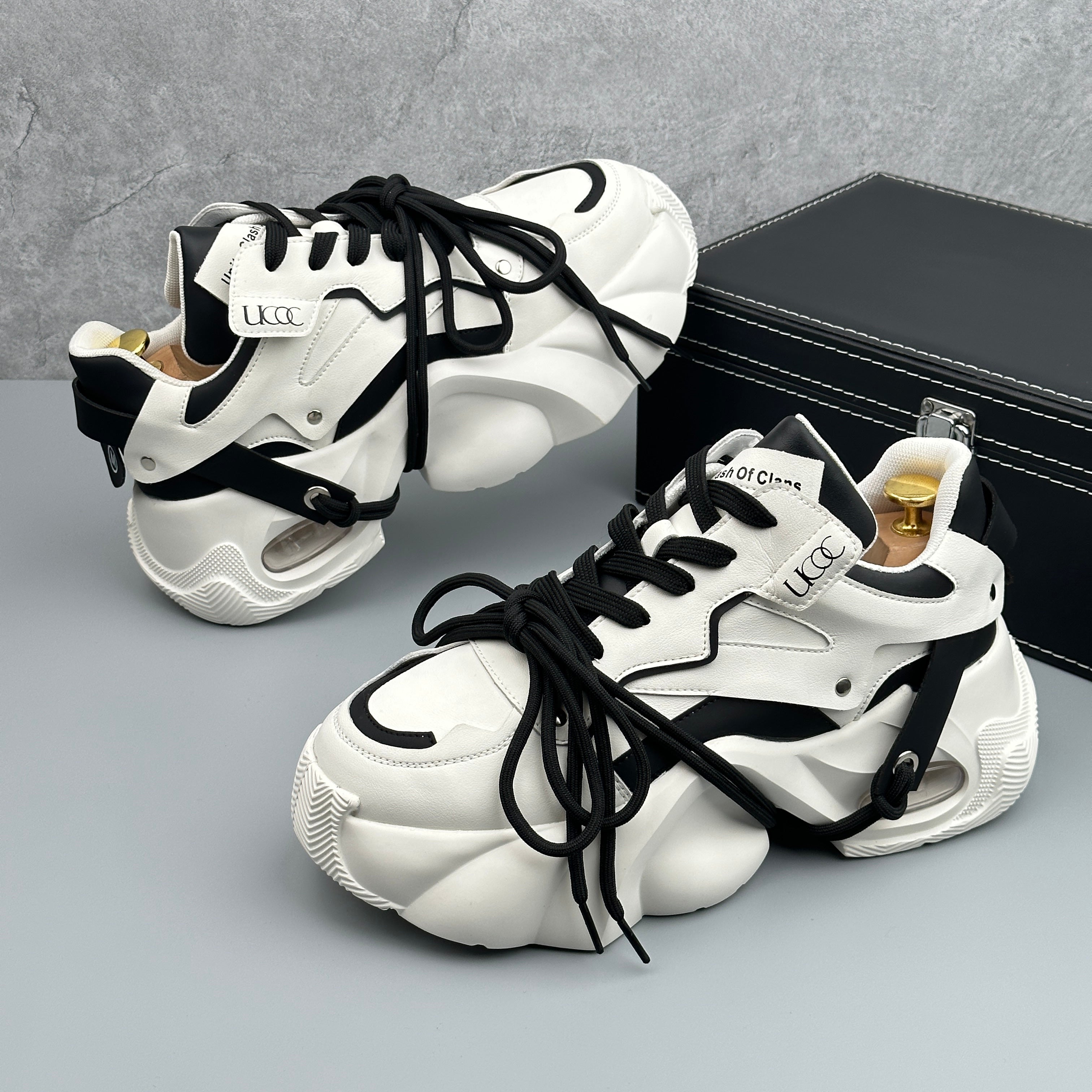 Hybriss Cabuncci MidRise White– Youth Dad Shoes